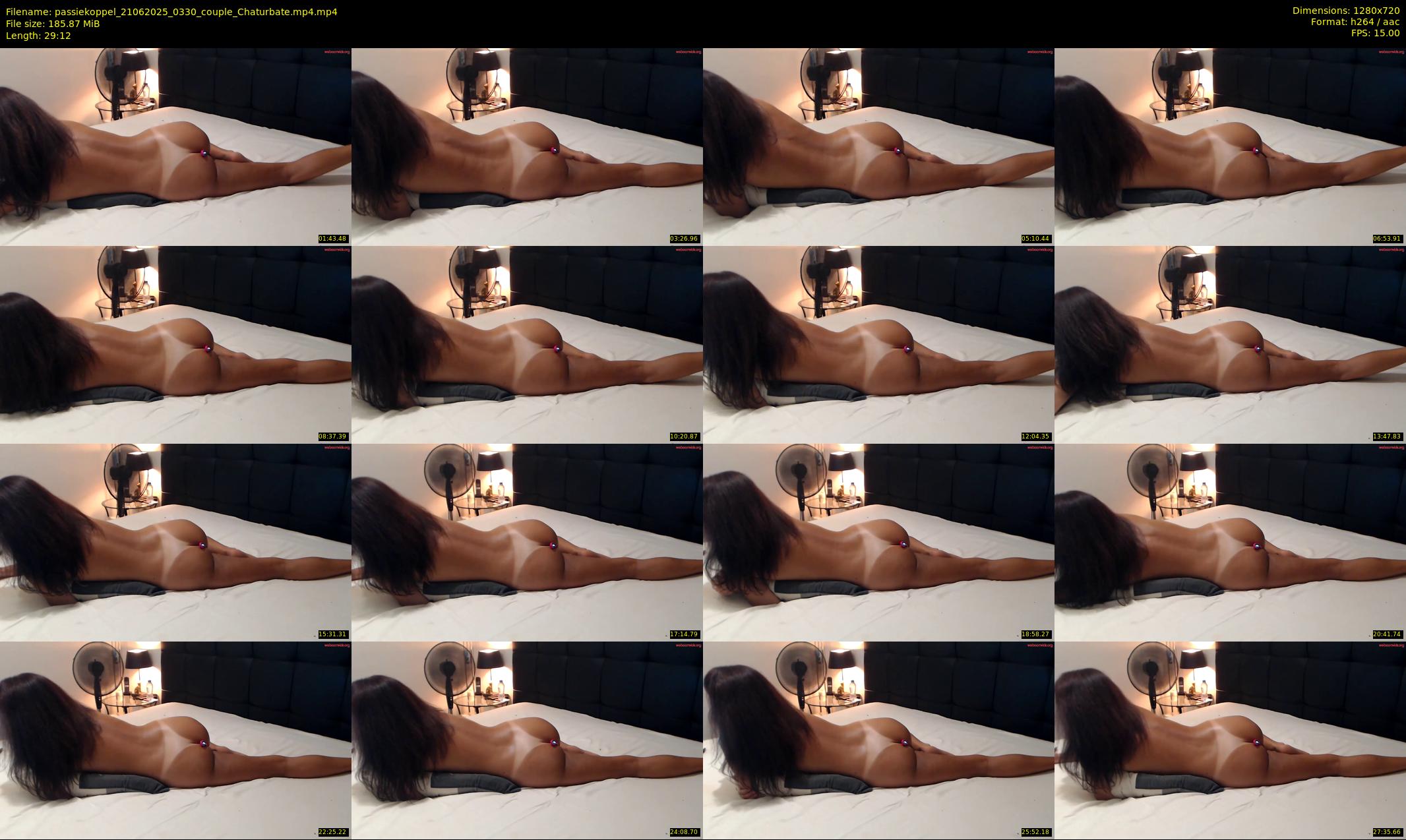 passiekoppel — 30 minute Chaturbate couple cam show recording, 720p, Jun 21, 2025