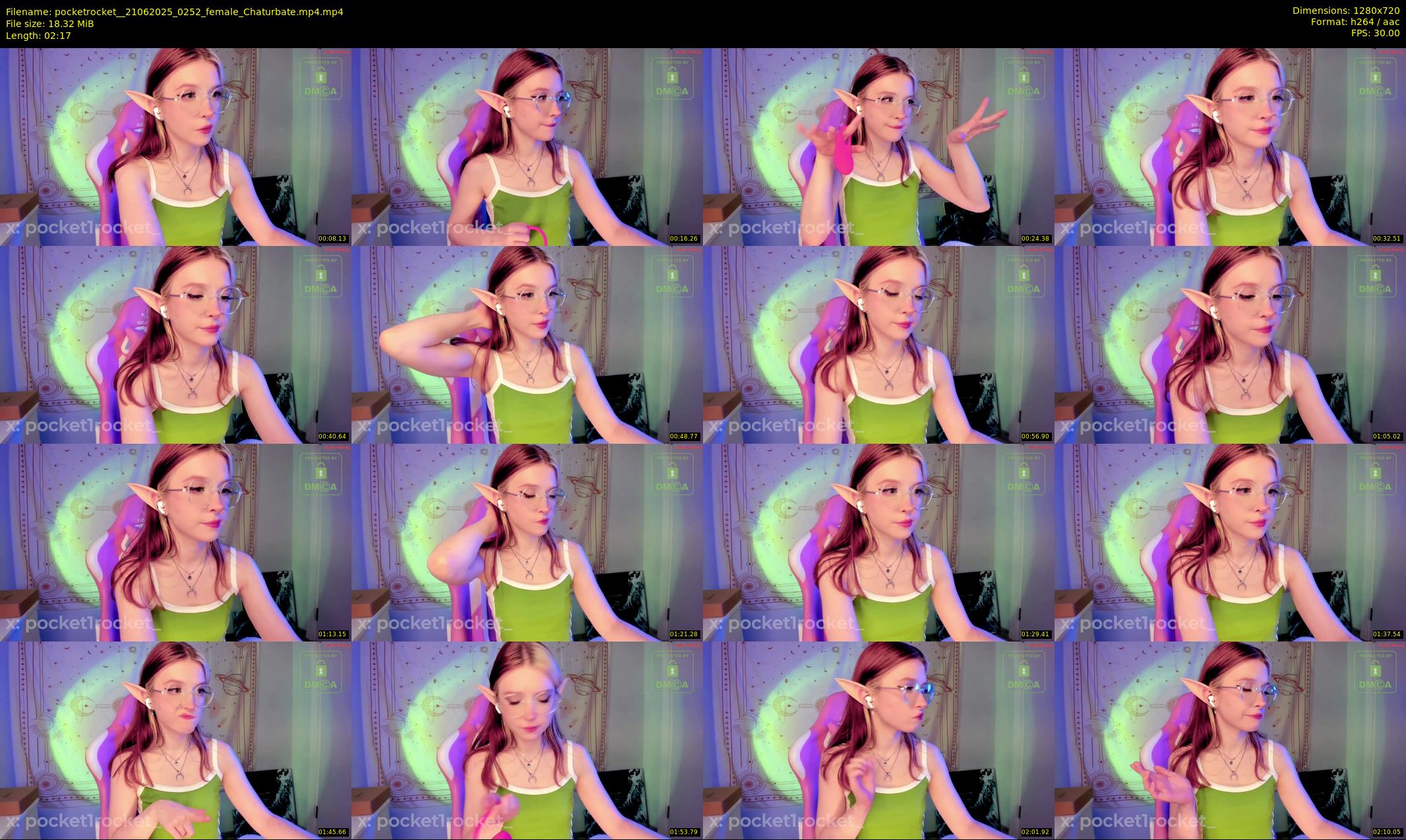 pocketrocket_ — 3 minute Chaturbate female cam show recording, 720p, Jun 21, 2025
