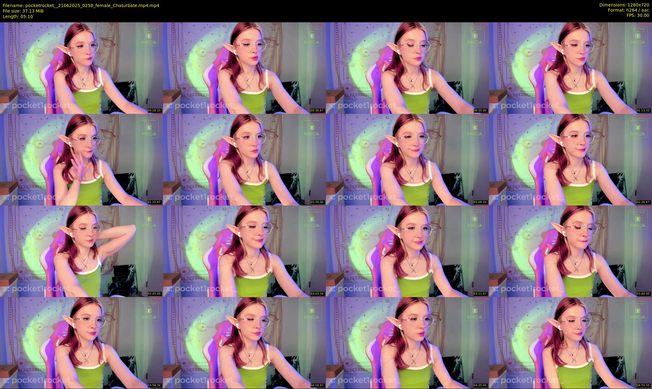 pocketrocket_ — 6 minute Chaturbate female cam show recording, 720p, Jun 21, 2025