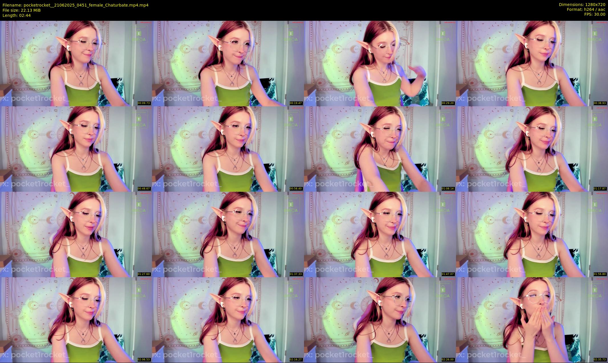 pocketrocket_ — 3 minute Chaturbate female cam show recording, 720p, Jun 21, 2025