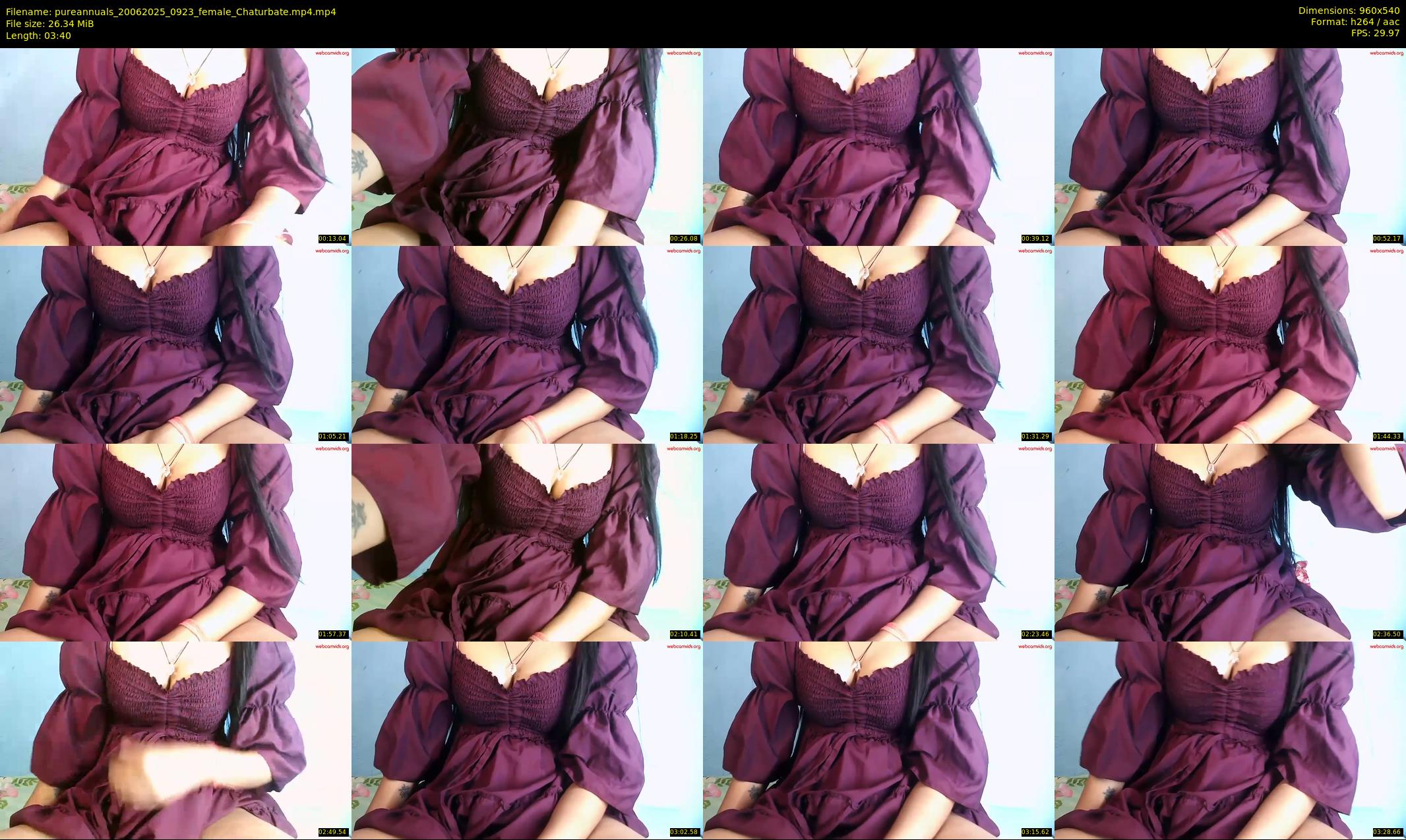 pureannuals — 4 minute Chaturbate female cam show recording, 480p, Jun 20, 2025