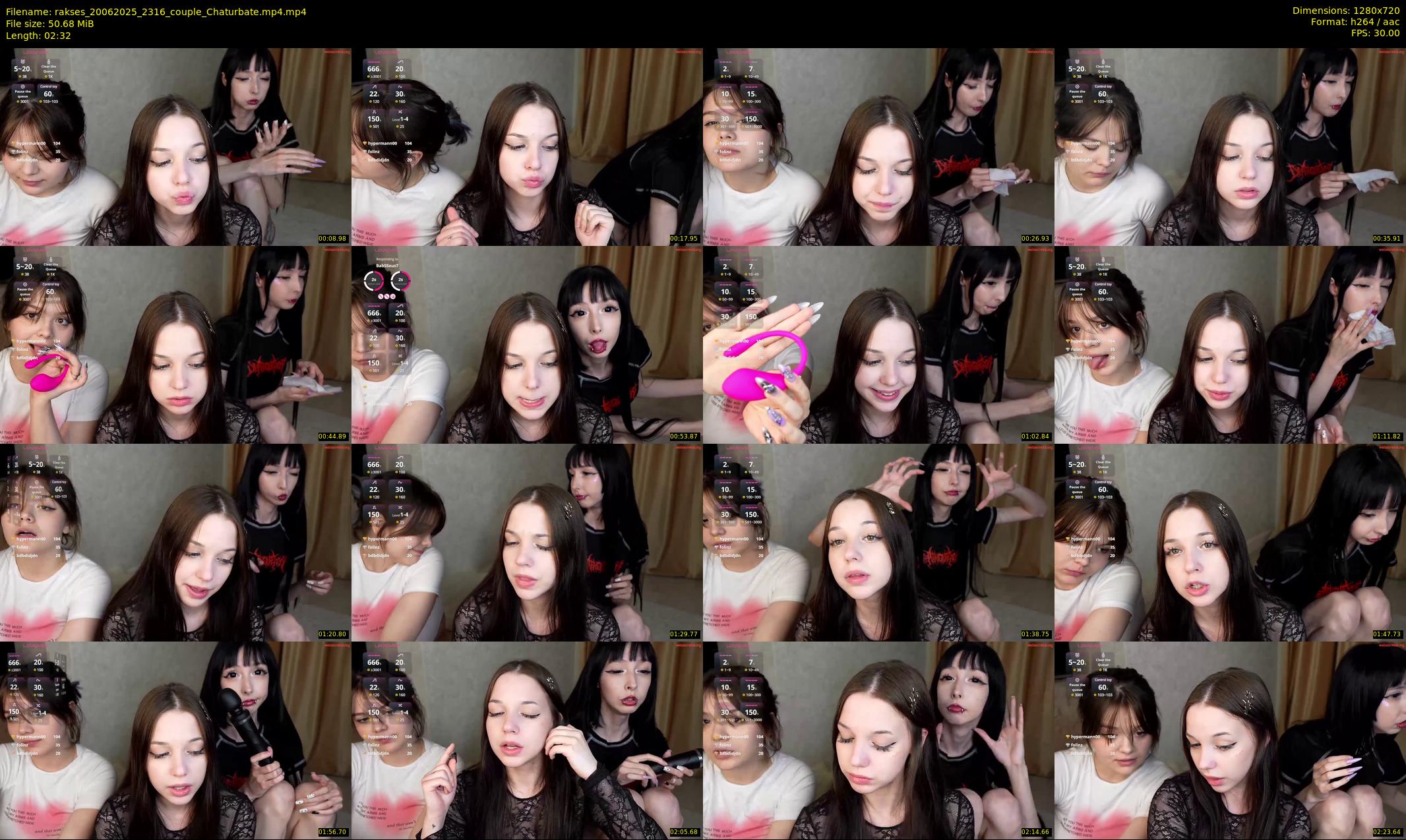 rakses — 3 minute Chaturbate couple cam show recording, 720p, Jun 20, 2025