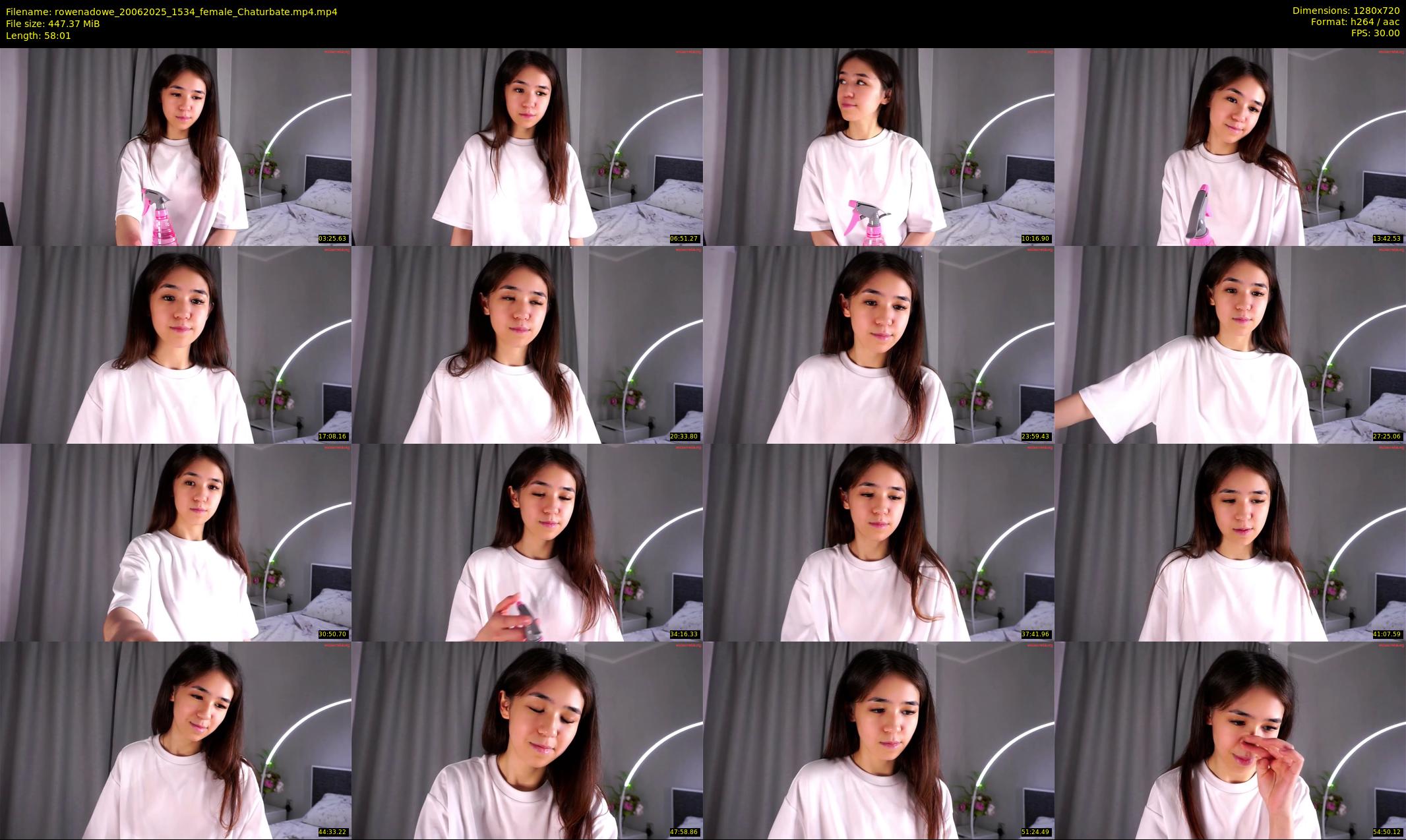 rowenadowe — 59 minute Chaturbate female cam show recording, 720p, Jun 20, 2025