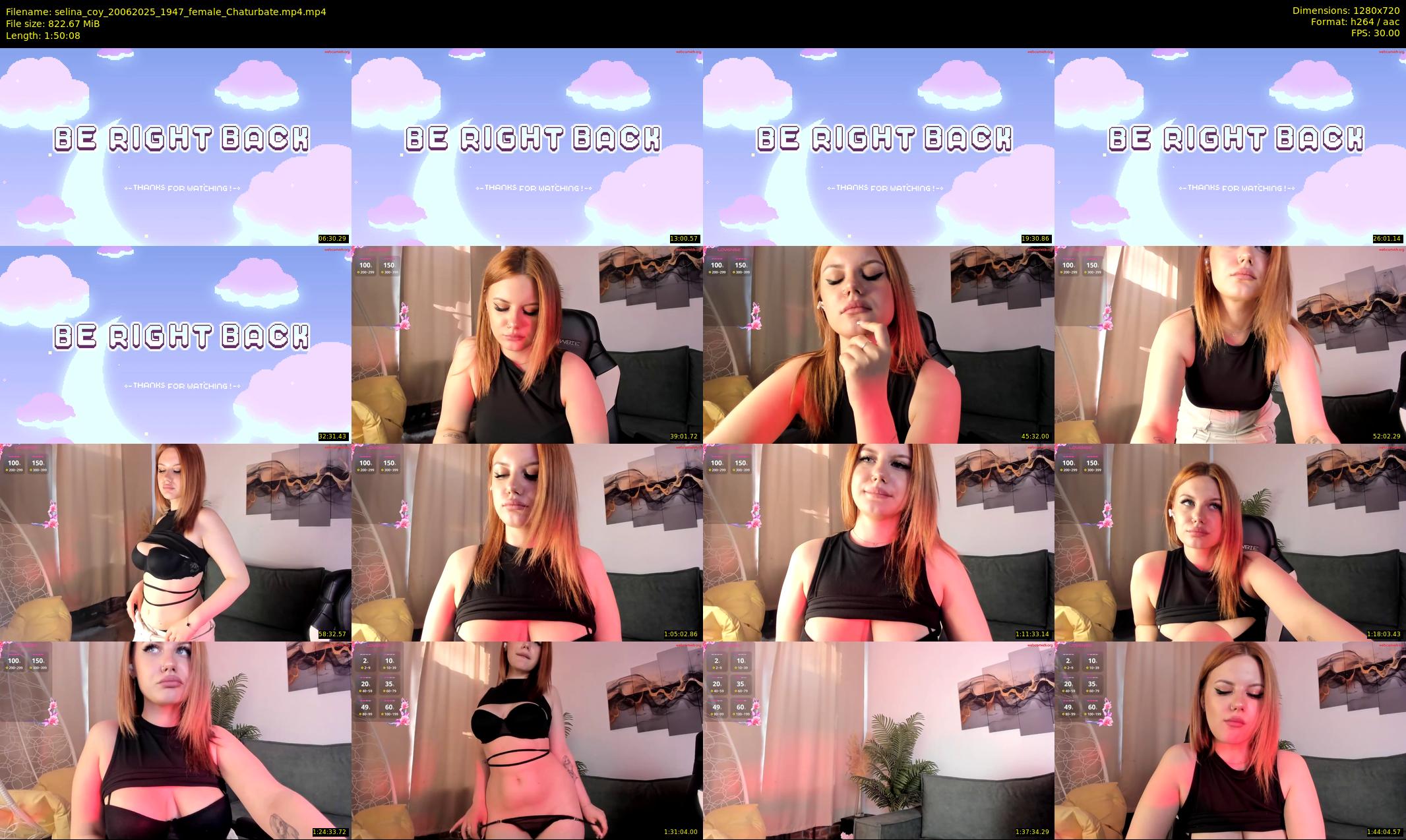 selina_coy — 111 minute Chaturbate female cam show recording, 720p, Jun 20, 2025