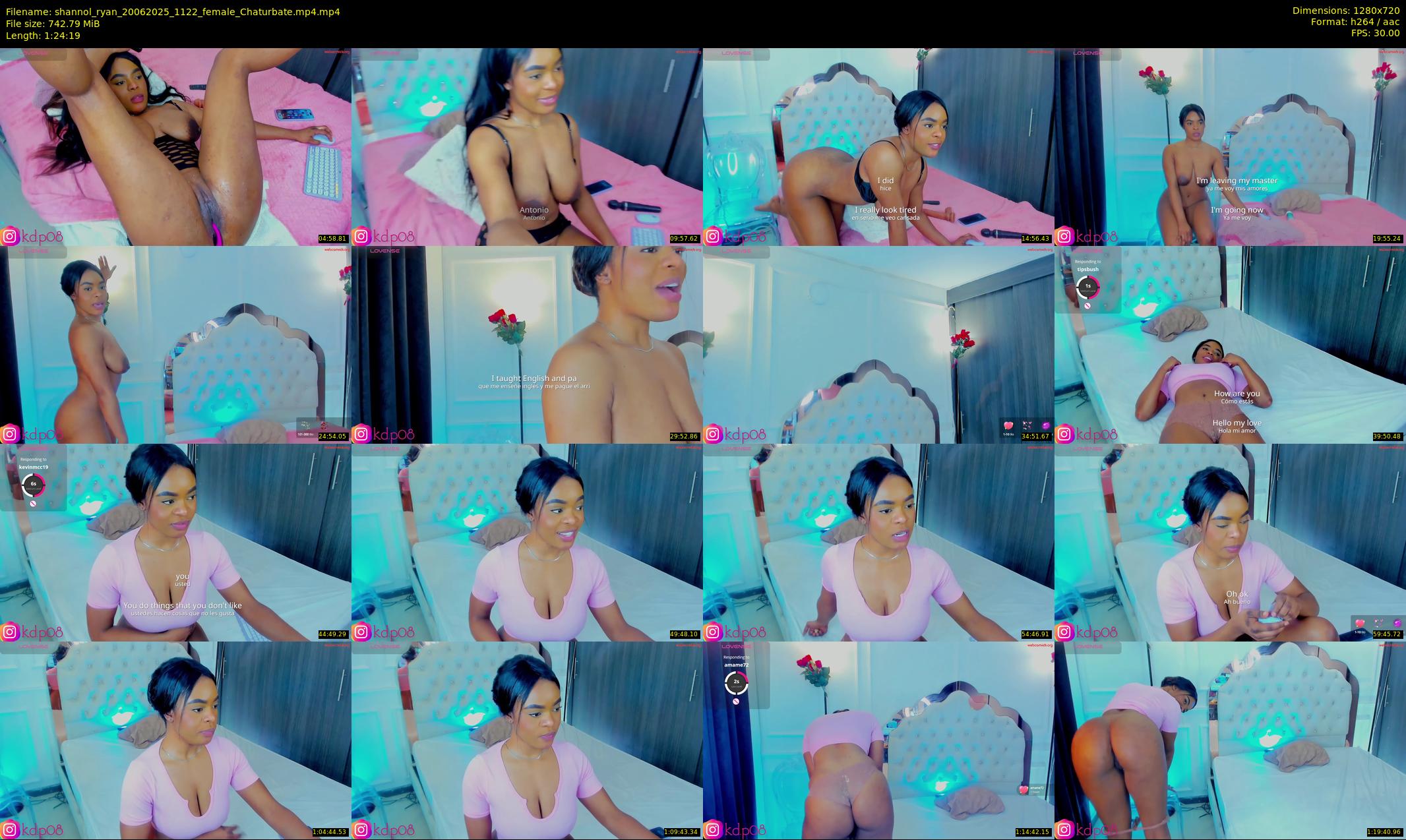 shannol_ryan — 85 minute Chaturbate female cam show recording, 720p, Jun 20, 2025