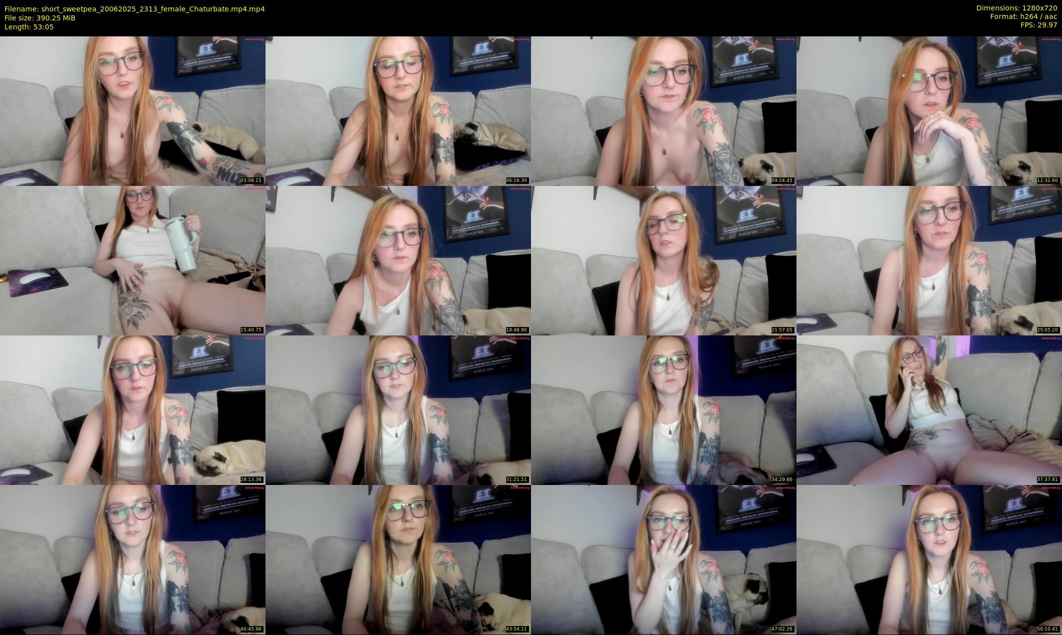 short_sweetpea — 54 minute Chaturbate female cam show recording, 720p, Jun 20, 2025