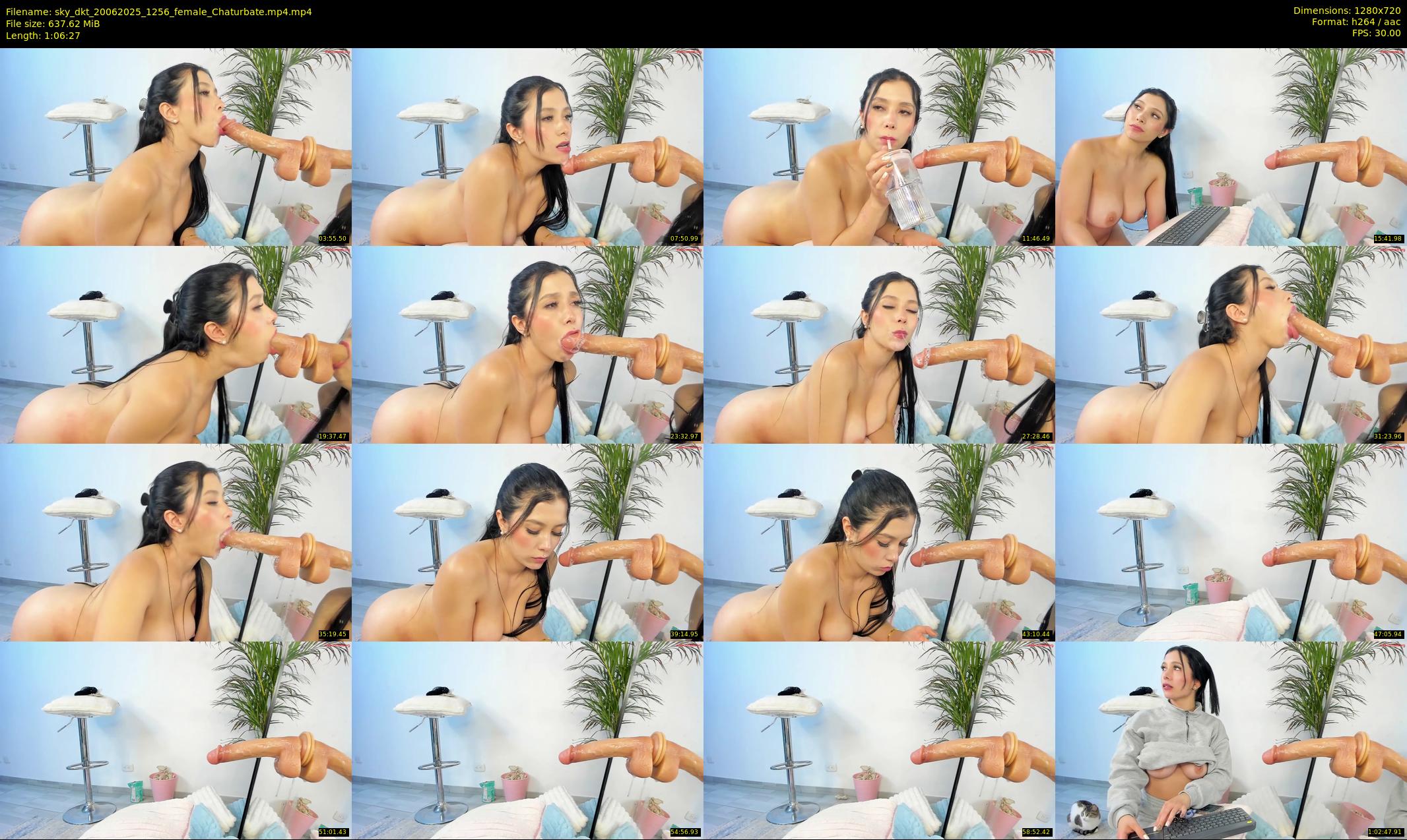 sky_dkt — 67 minute Chaturbate female cam show recording, 720p, Jun 20, 2025