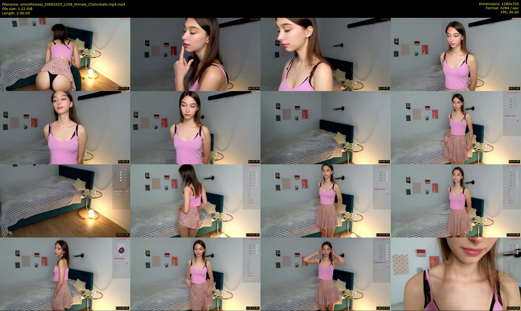 smoothnesss — 120 minute Chaturbate female cam show recording, 720p, Jun 20, 2025