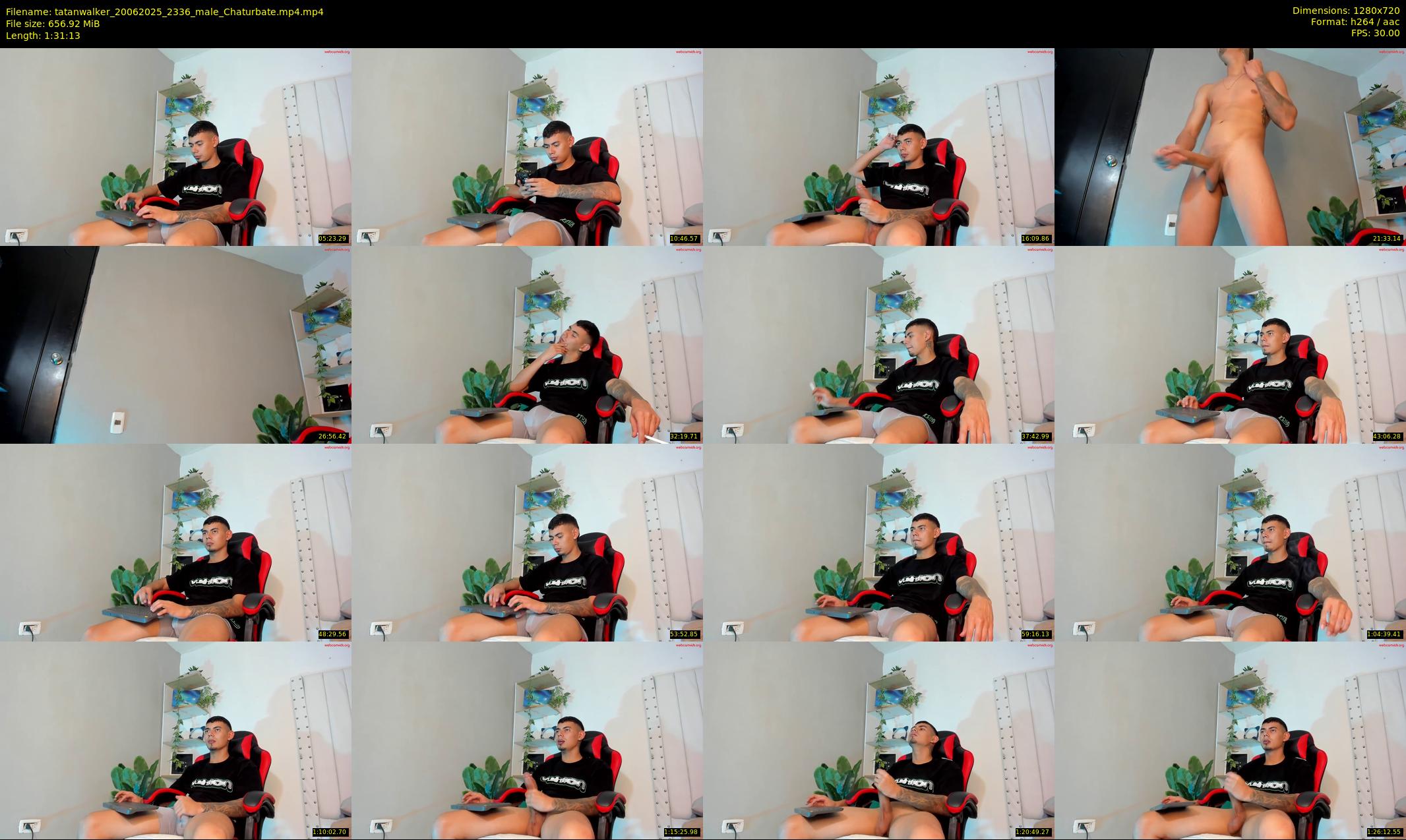 tatanwalker — 92 minute Chaturbate male cam show recording, 720p, Jun 20, 2025