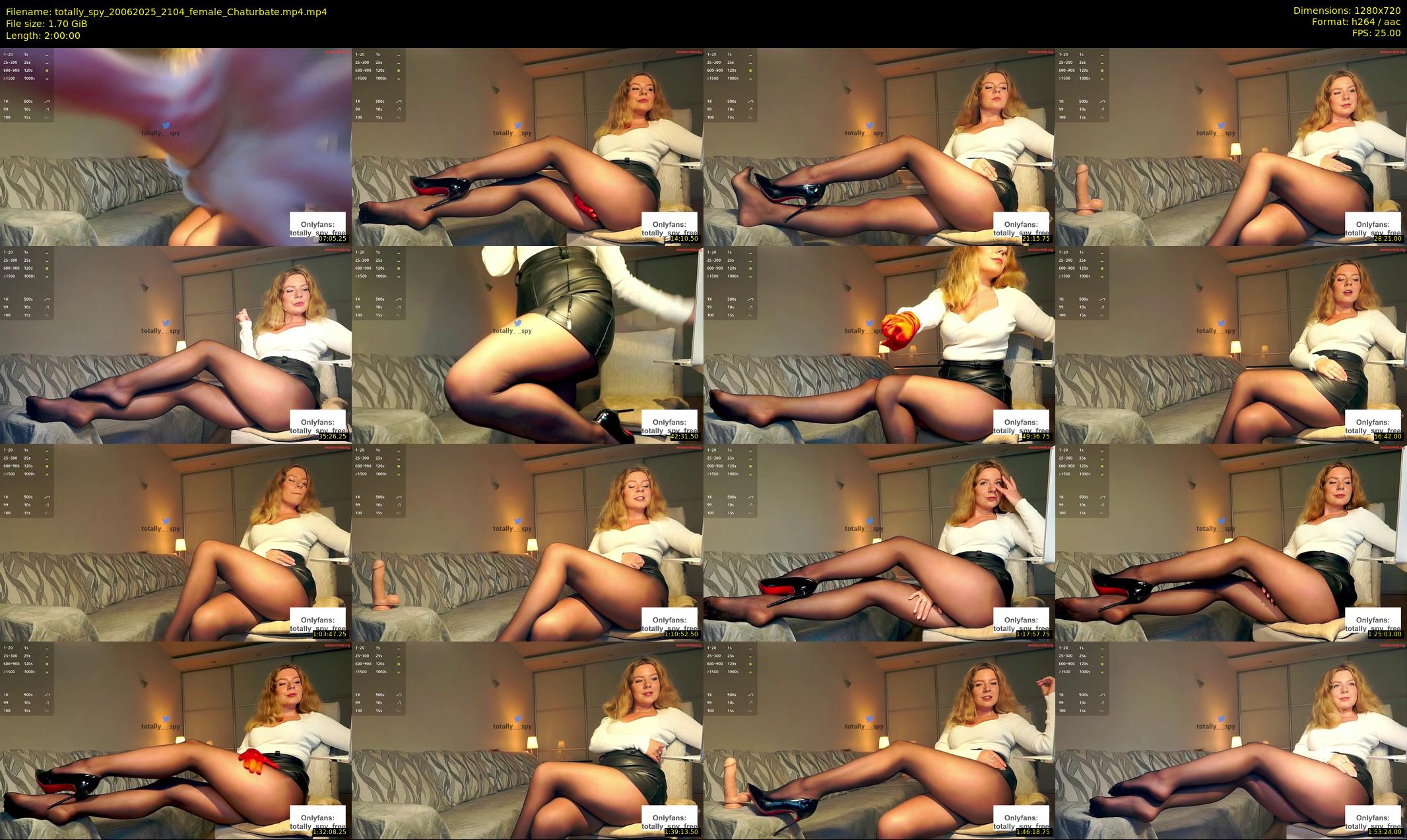 totally_spy — 120 minute Chaturbate female cam show recording, 720p, Jun 20, 2025
