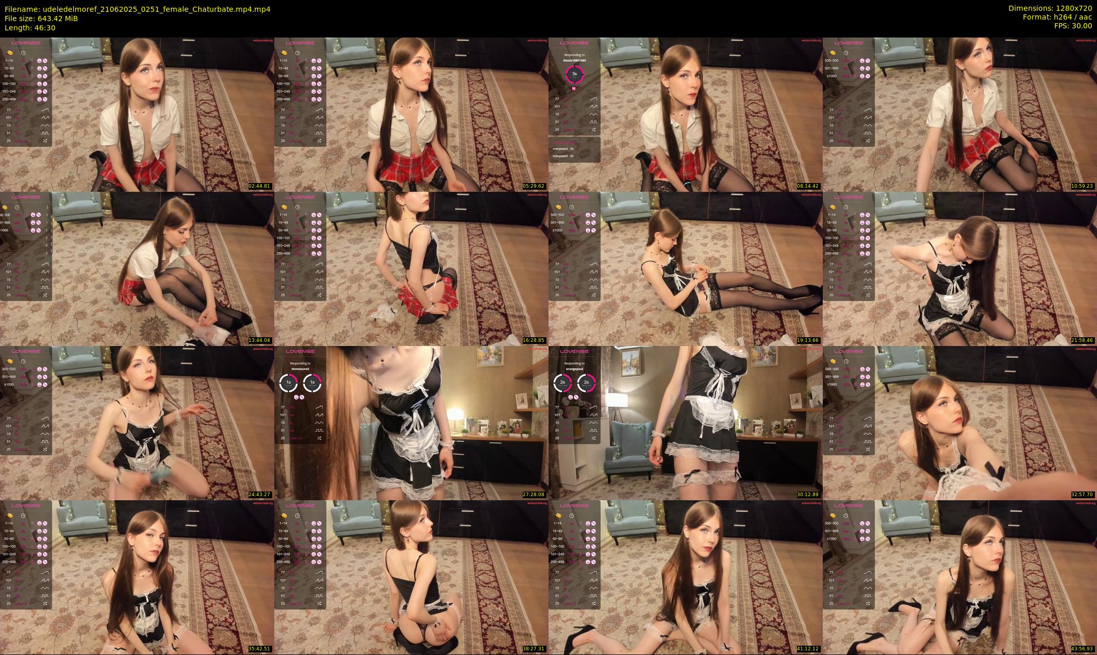 udeledelmoref — 47 minute Chaturbate female cam show recording, 720p, Jun 21, 2025