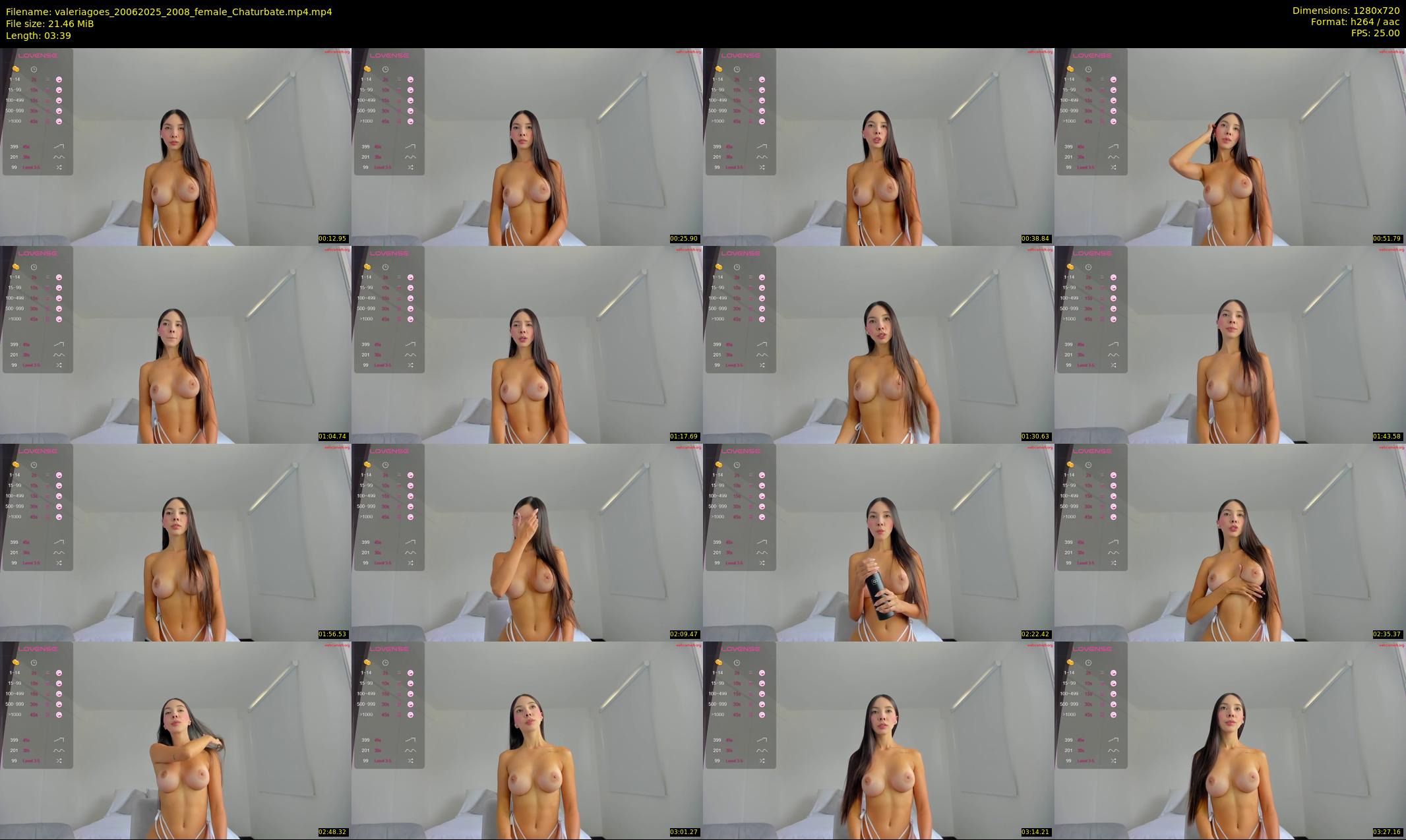 valeriagoes — 4 minute Chaturbate female cam show recording, 720p, Jun 20, 2025