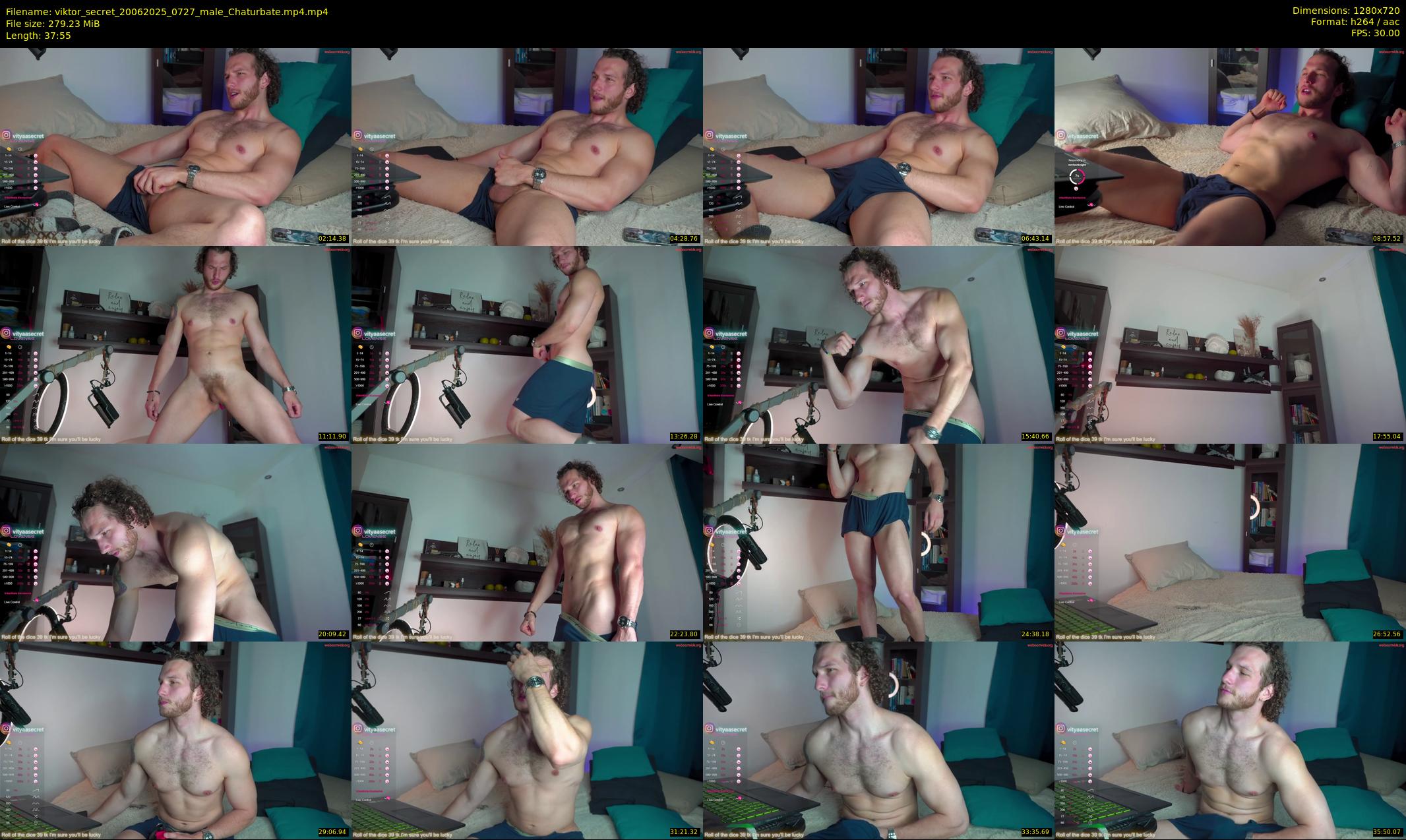 viktor_secret — 38 minute Chaturbate male cam show recording, 720p, Jun 20, 2025
