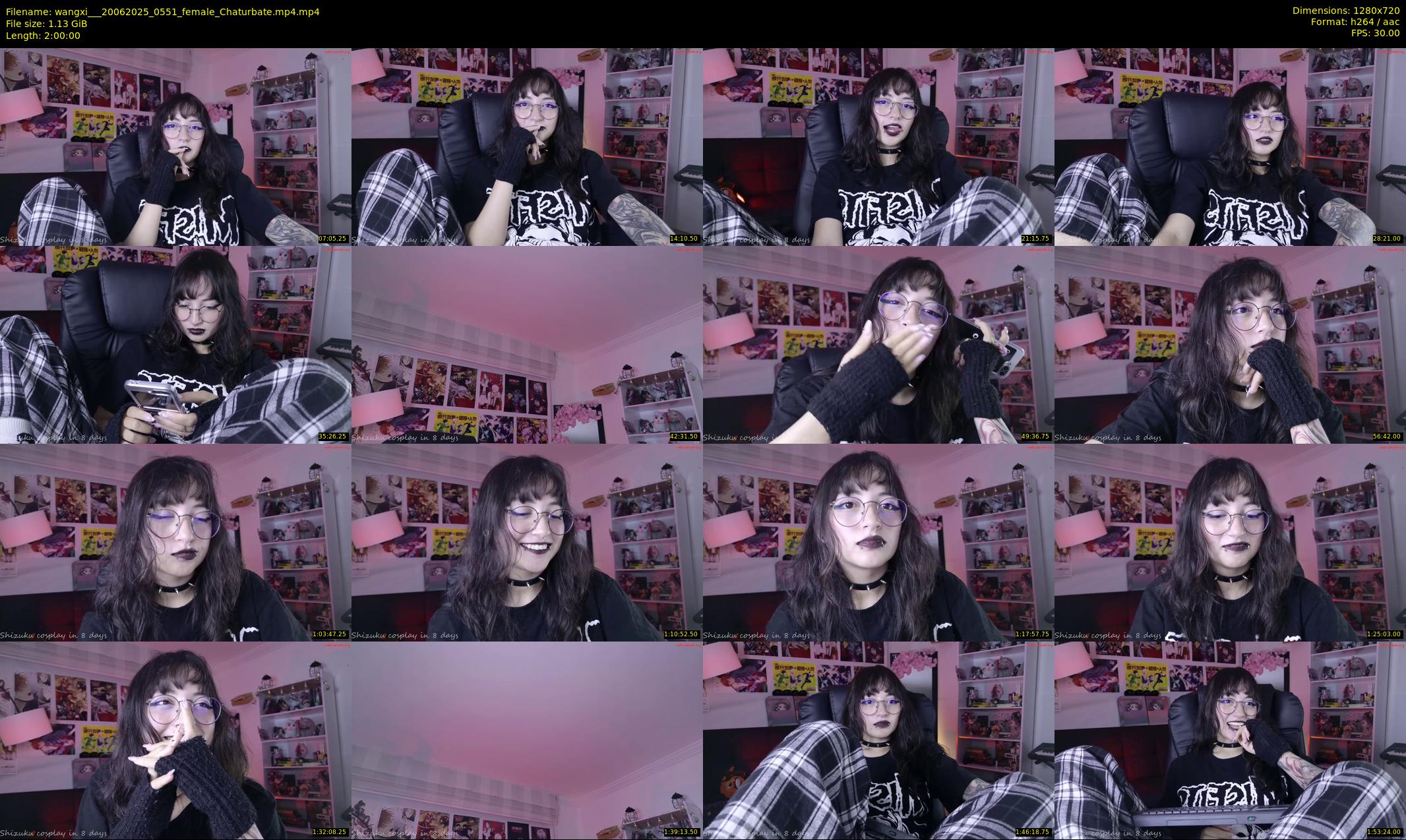 wangxi__ — 120 minute Chaturbate female cam show recording, 720p, Jun 20, 2025