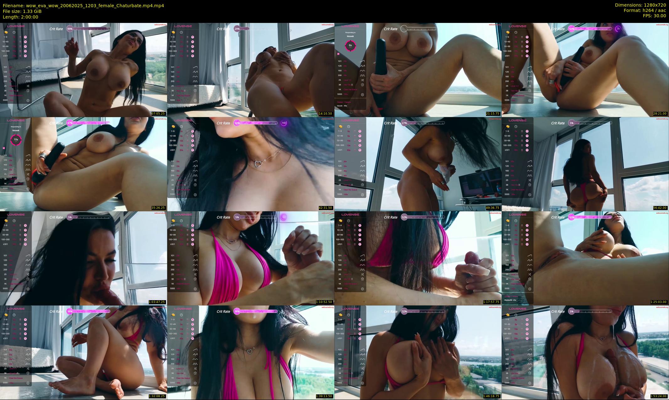 wow_eva_wow — 120 minute Chaturbate female cam show recording, 720p, Jun 20, 2025