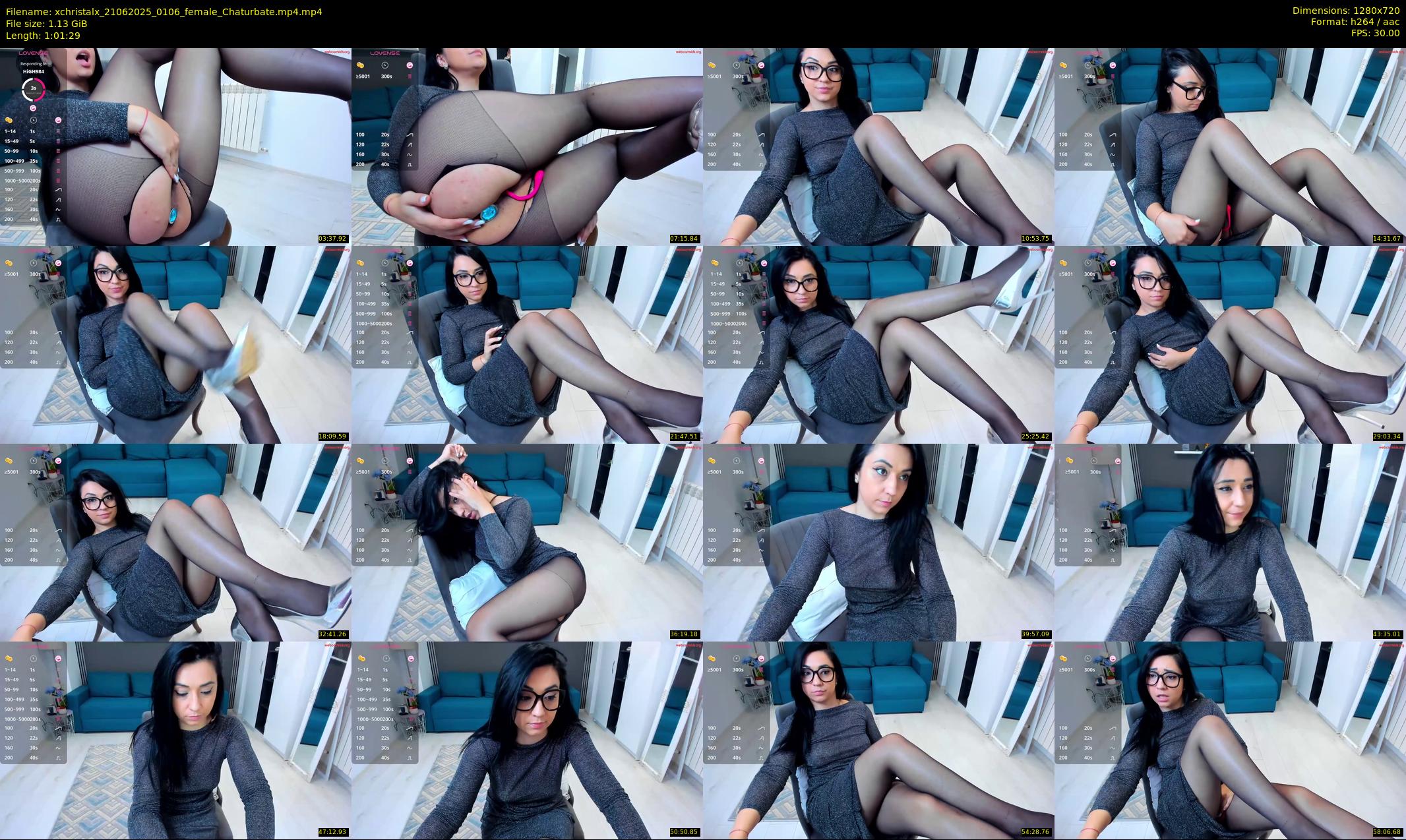 xchristalx — 62 minute Chaturbate female cam show recording, 720p, Jun 21, 2025