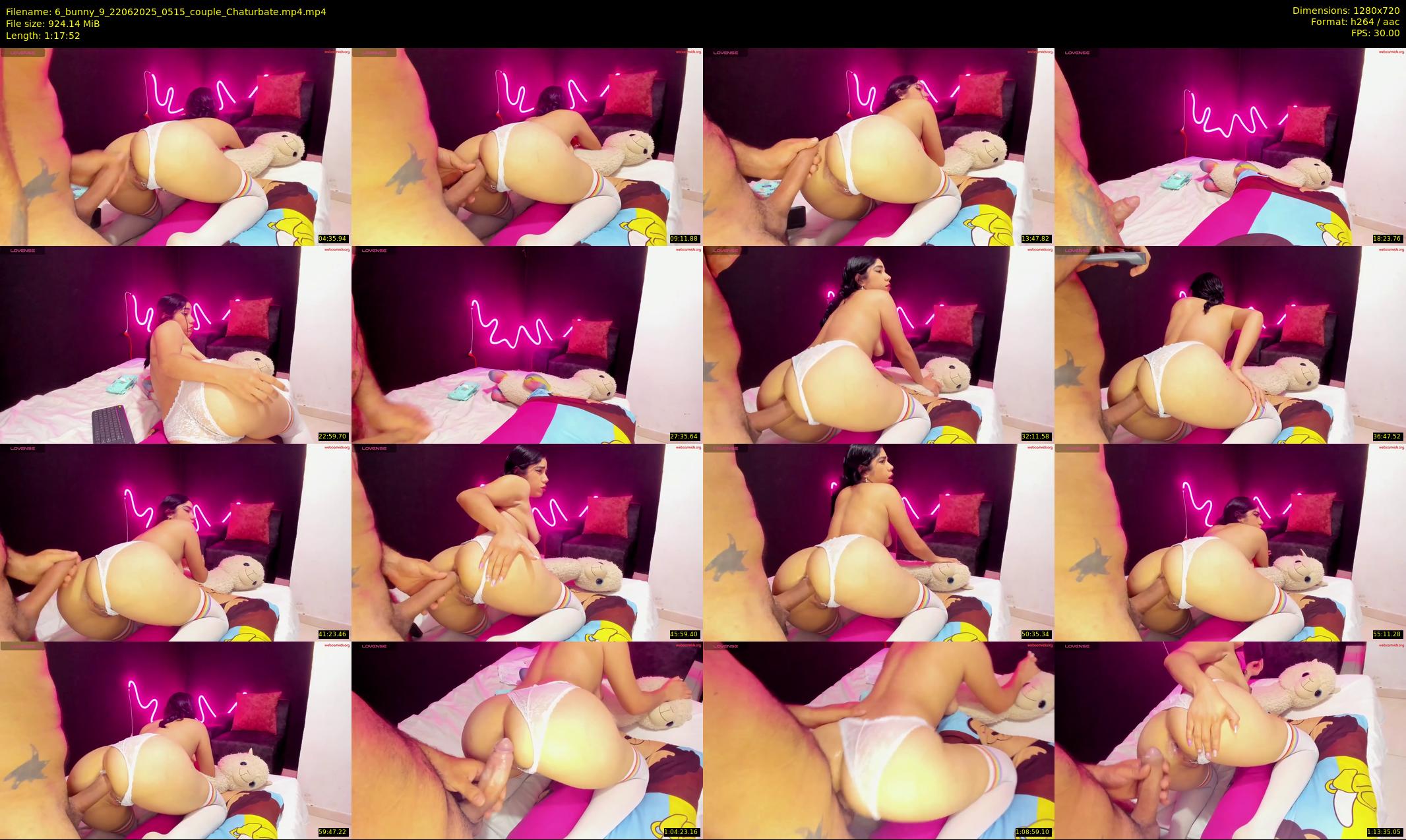 6_bunny_9 — 78 minute Chaturbate couple cam show recording, 720p, Jun 22, 2025