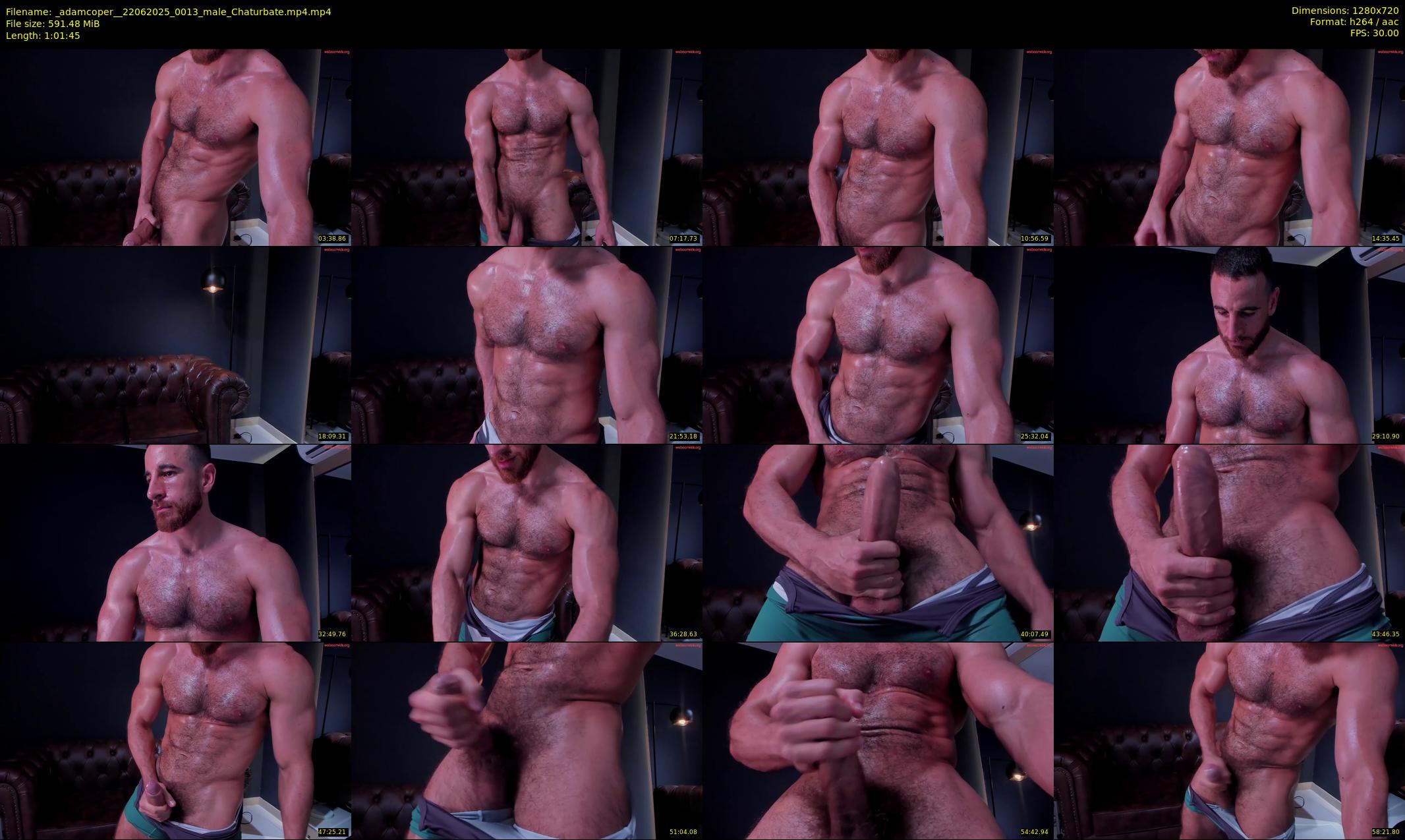 _adamcoper_ — 62 minute Chaturbate male cam show recording, 720p, Jun 22, 2025
