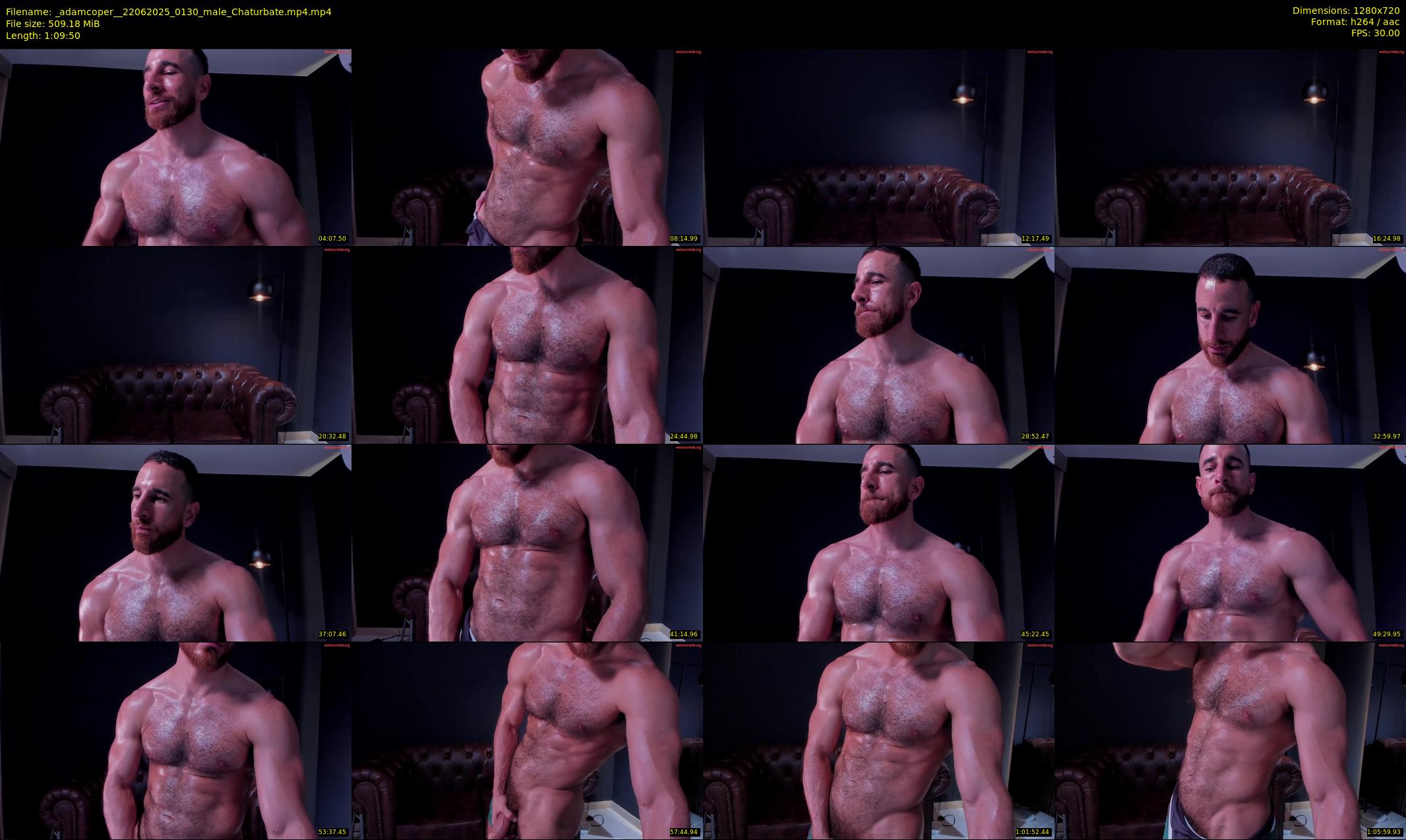 _adamcoper_ — 70 minute Chaturbate male cam show recording, 720p, Jun 22, 2025