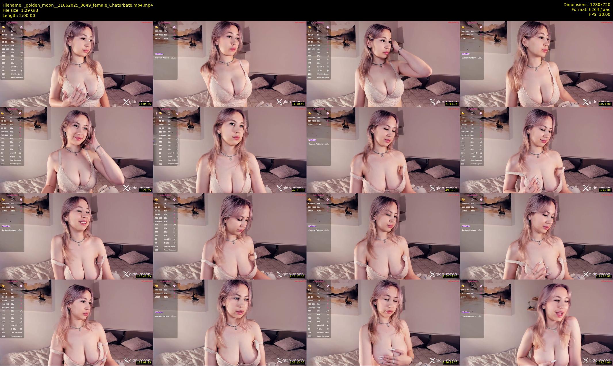 _golden_moon_ — 120 minute Chaturbate female cam show recording, 720p, Jun 21, 2025