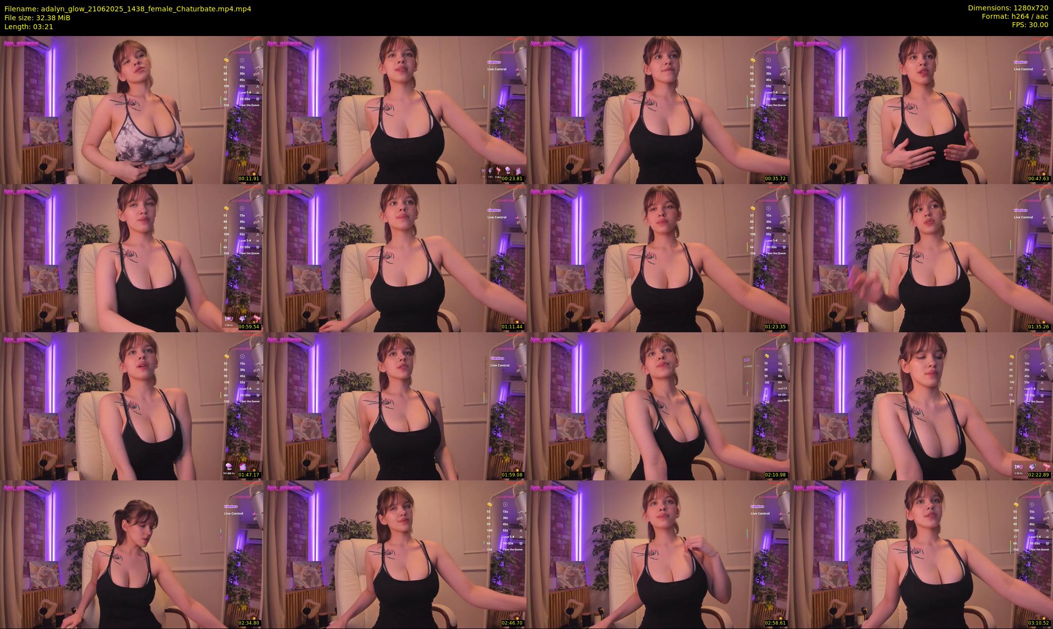 adalyn_glow — 4 minute Chaturbate female cam show recording, 720p, Jun 21, 2025