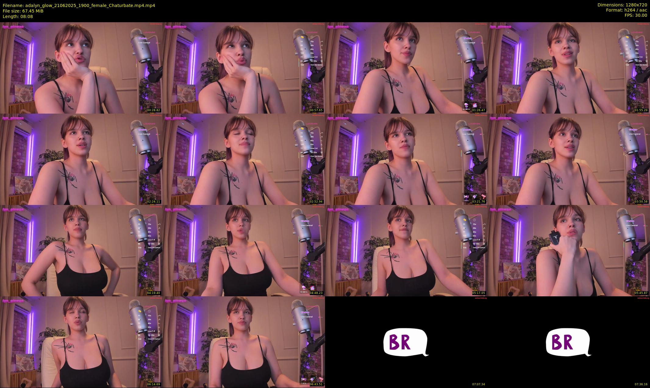 adalyn_glow — 9 minute Chaturbate female cam show recording, 720p, Jun 21, 2025
