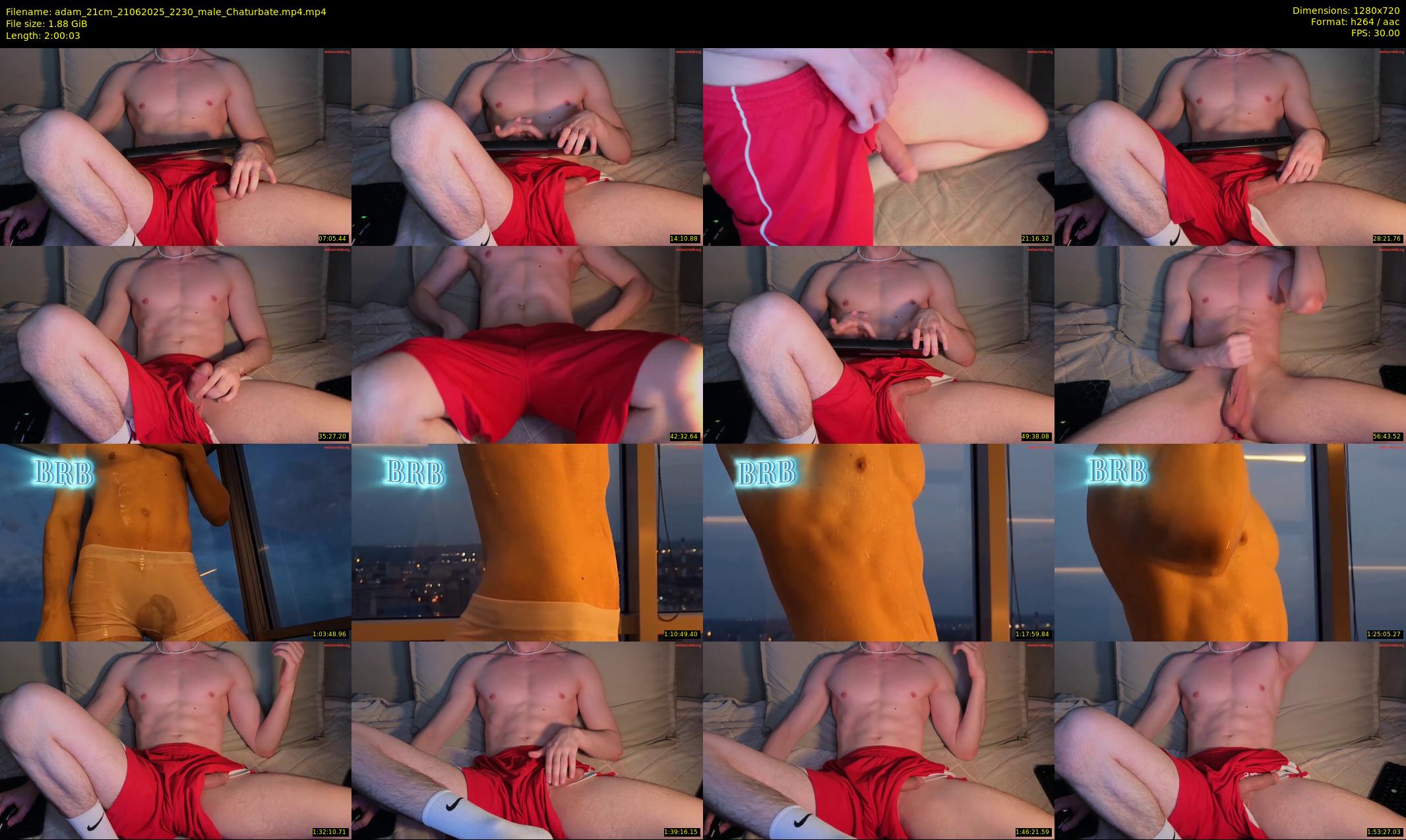 adam_21cm — 121 minute Chaturbate male cam show recording, 720p, Jun 21, 2025