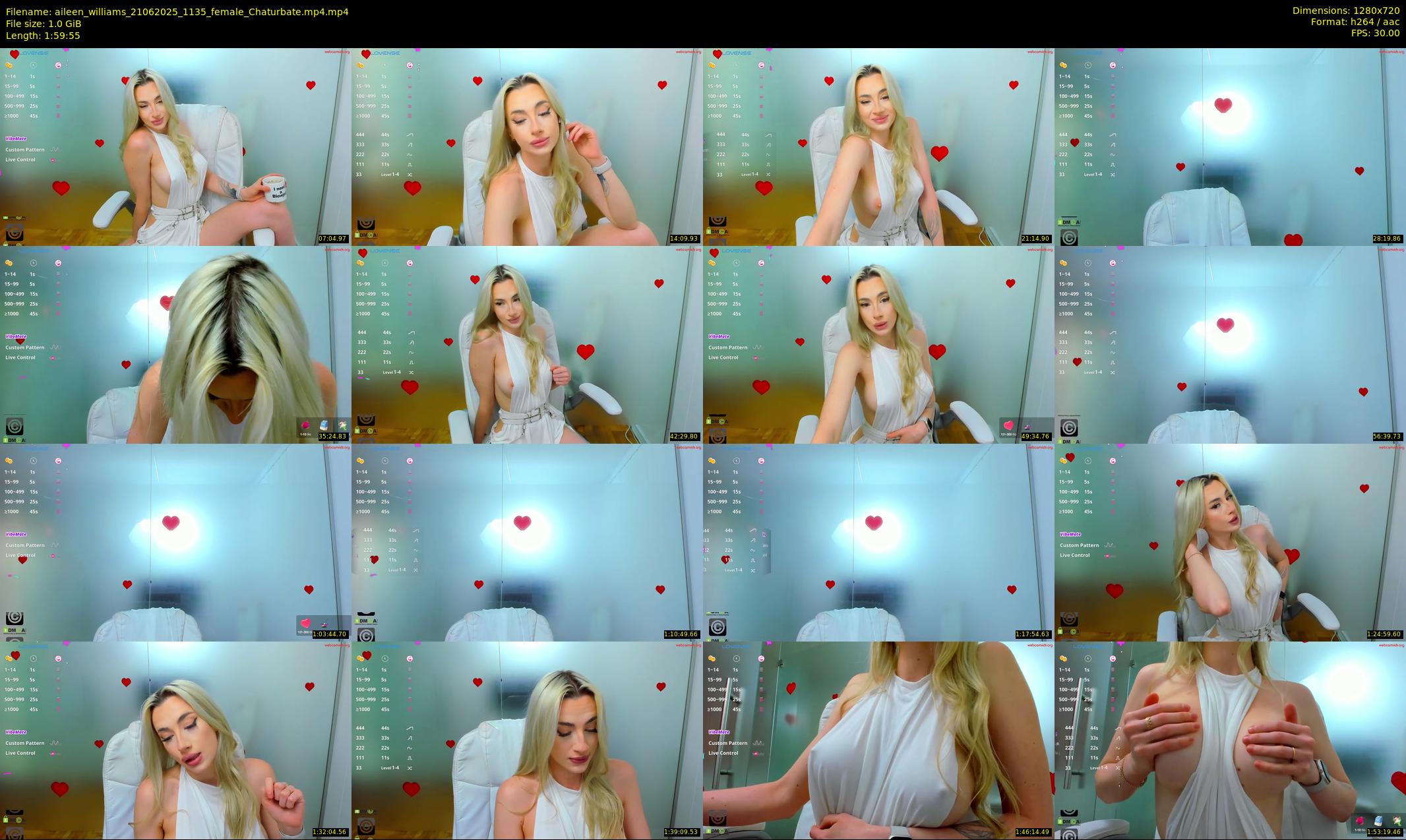 aileen_williams — 120 minute Chaturbate female cam show recording, 720p, Jun 21, 2025