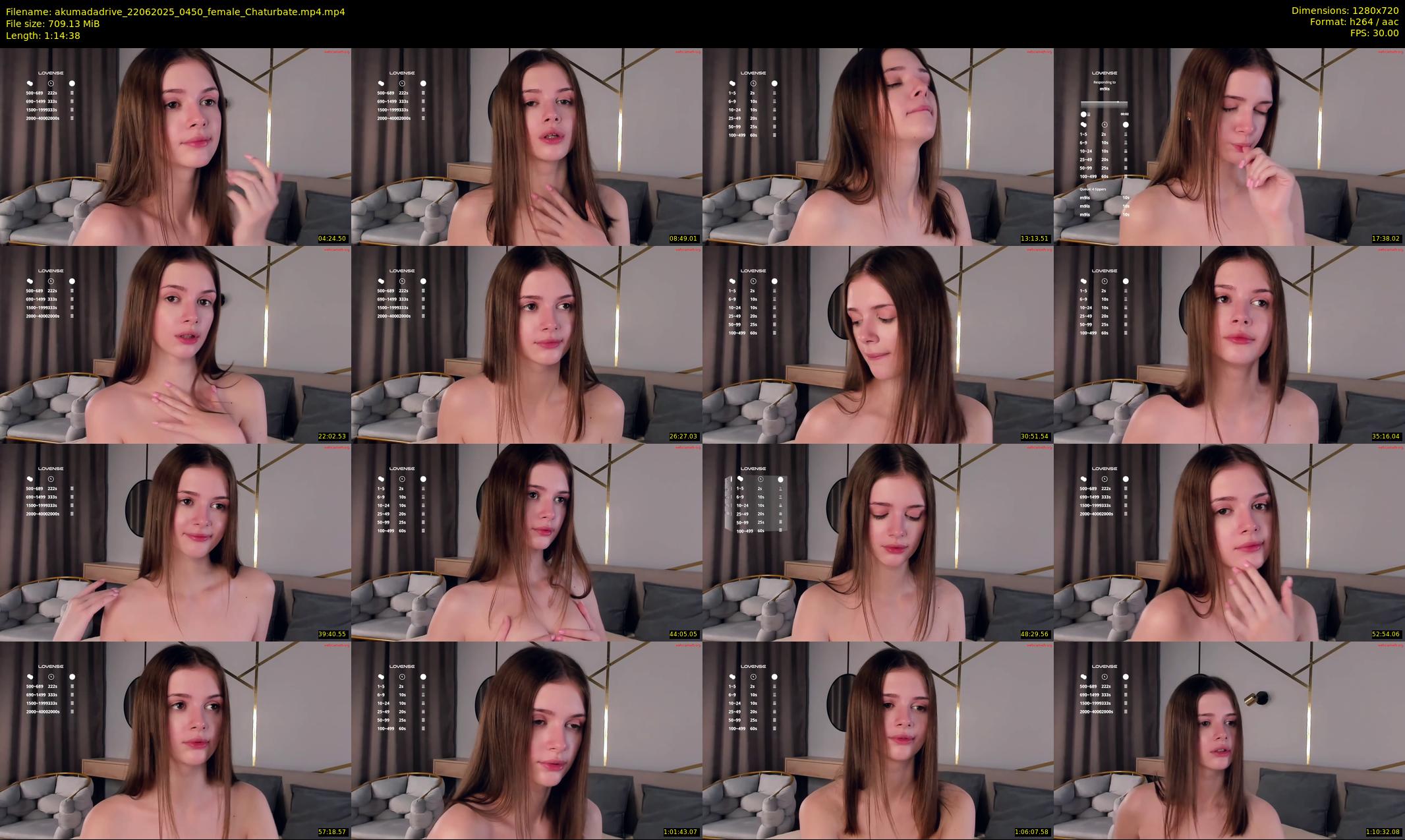 akumadadrive — 75 minute Chaturbate female cam show recording, 720p, Jun 22, 2025