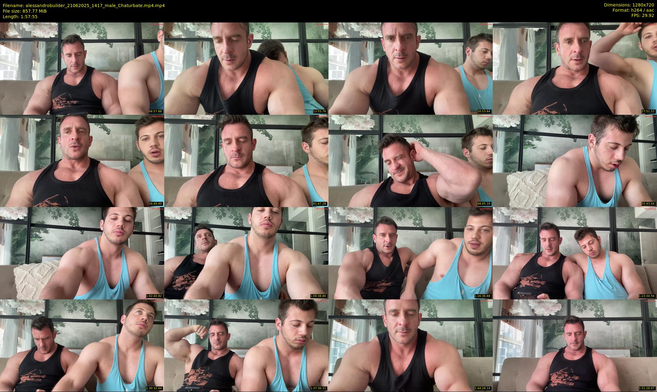 alessandrobuilder — 118 minute Chaturbate couple cam show recording, 720p, Jun 21, 2025