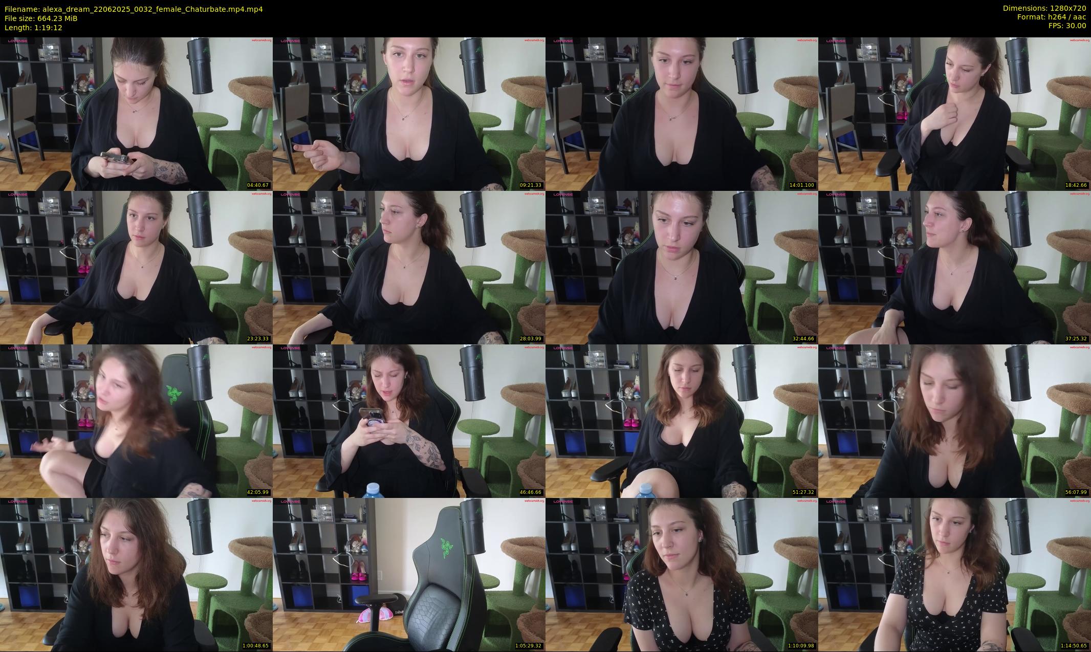 alexa_dream — 80 minute Chaturbate female cam show recording, 720p, Jun 22, 2025