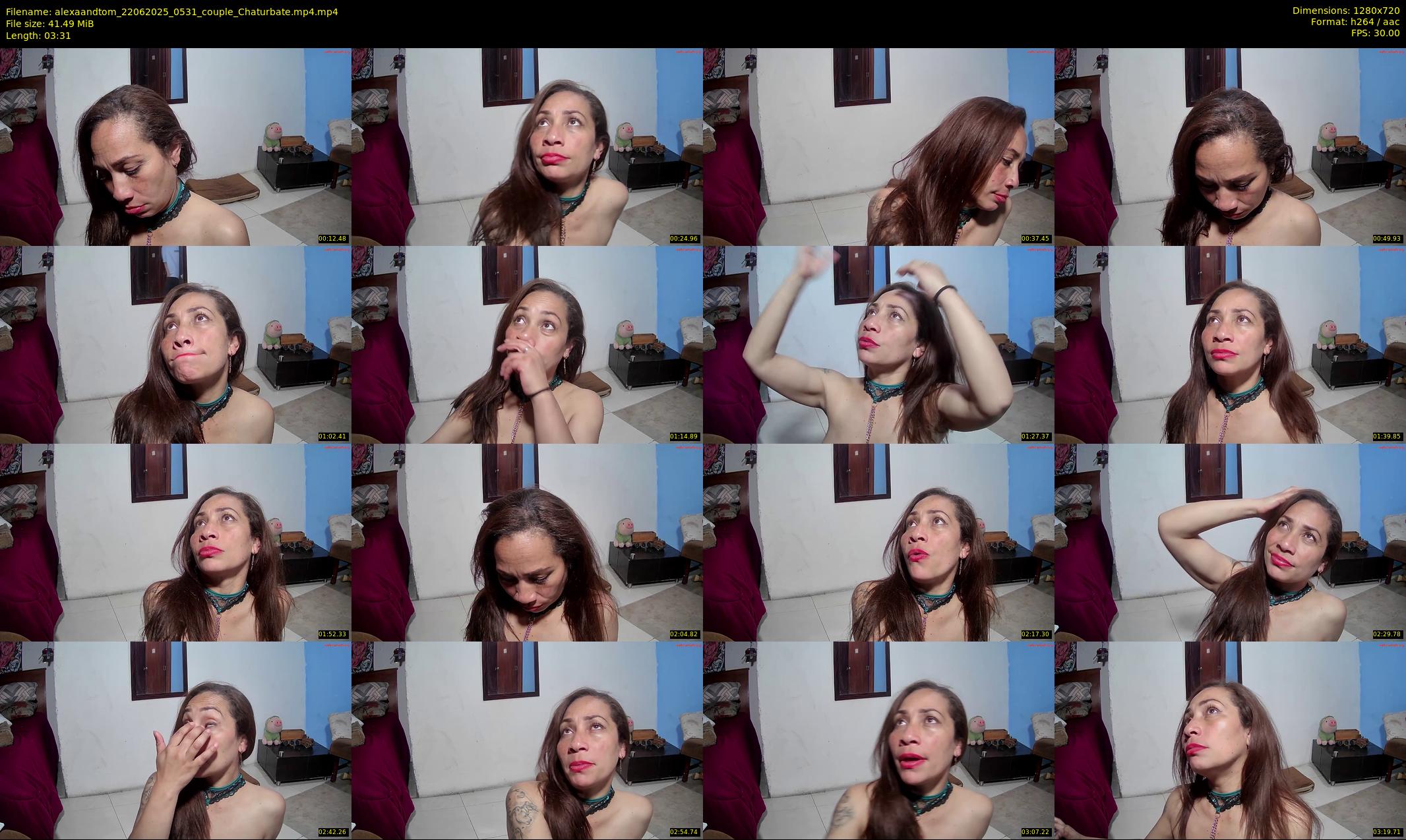 alexaandtom — 4 minute Chaturbate couple cam show recording, 720p, Jun 22, 2025