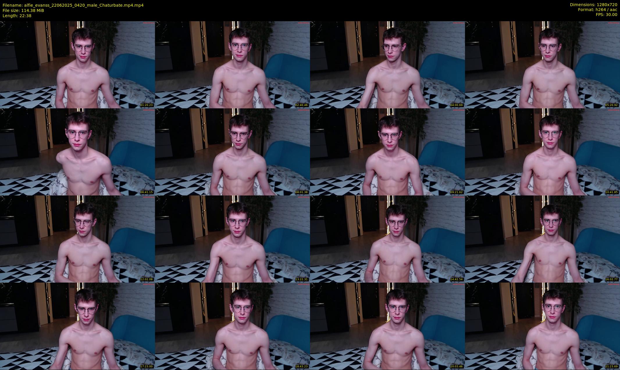 alfie_evanss — 23 minute Chaturbate male cam show recording, 720p, Jun 22, 2025