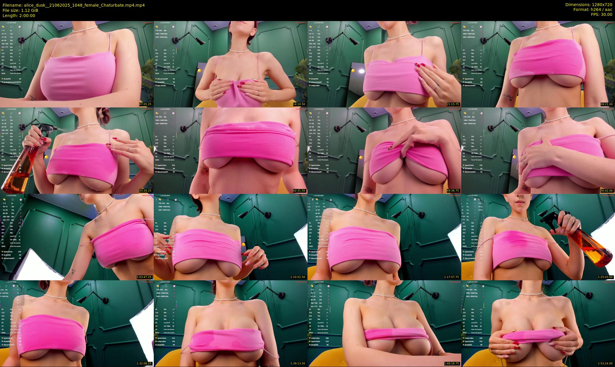 alice_dusk_ — 120 minute Chaturbate female cam show recording, 720p, Jun 21, 2025