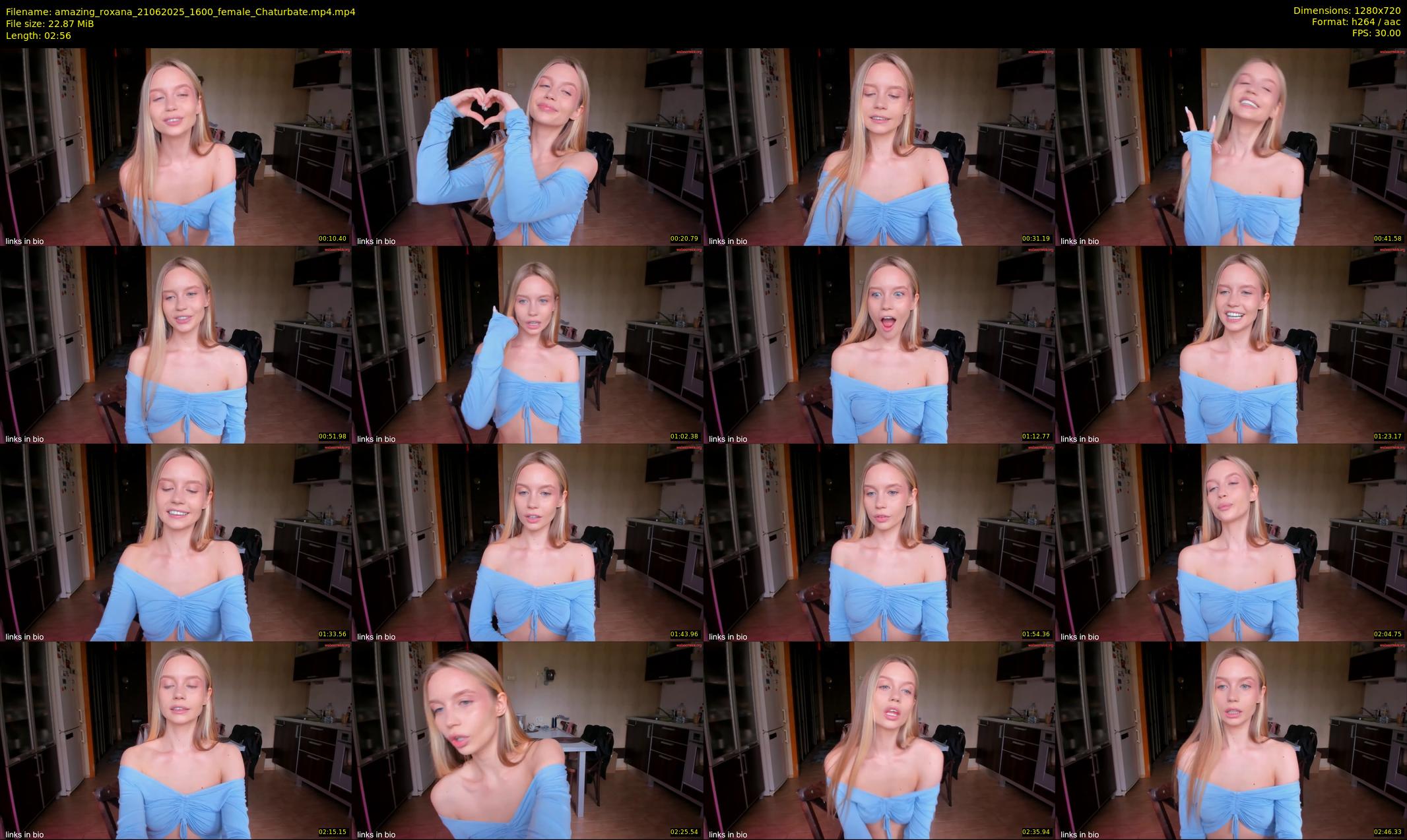 amazing_roxana — 3 minute Chaturbate female cam show recording, 720p, Jun 21, 2025