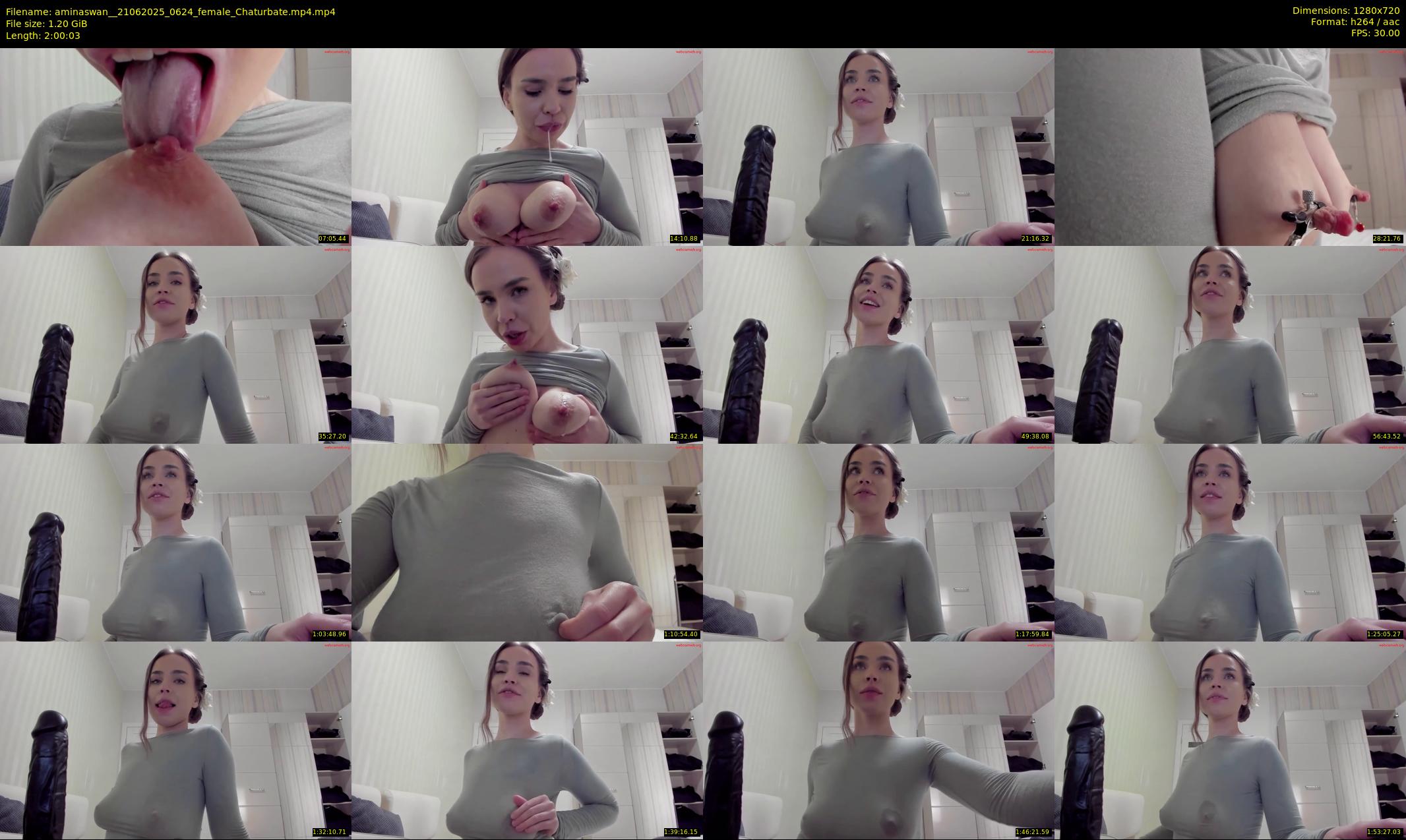 aminaswan_ — 121 minute Chaturbate female cam show recording, 720p, Jun 21, 2025