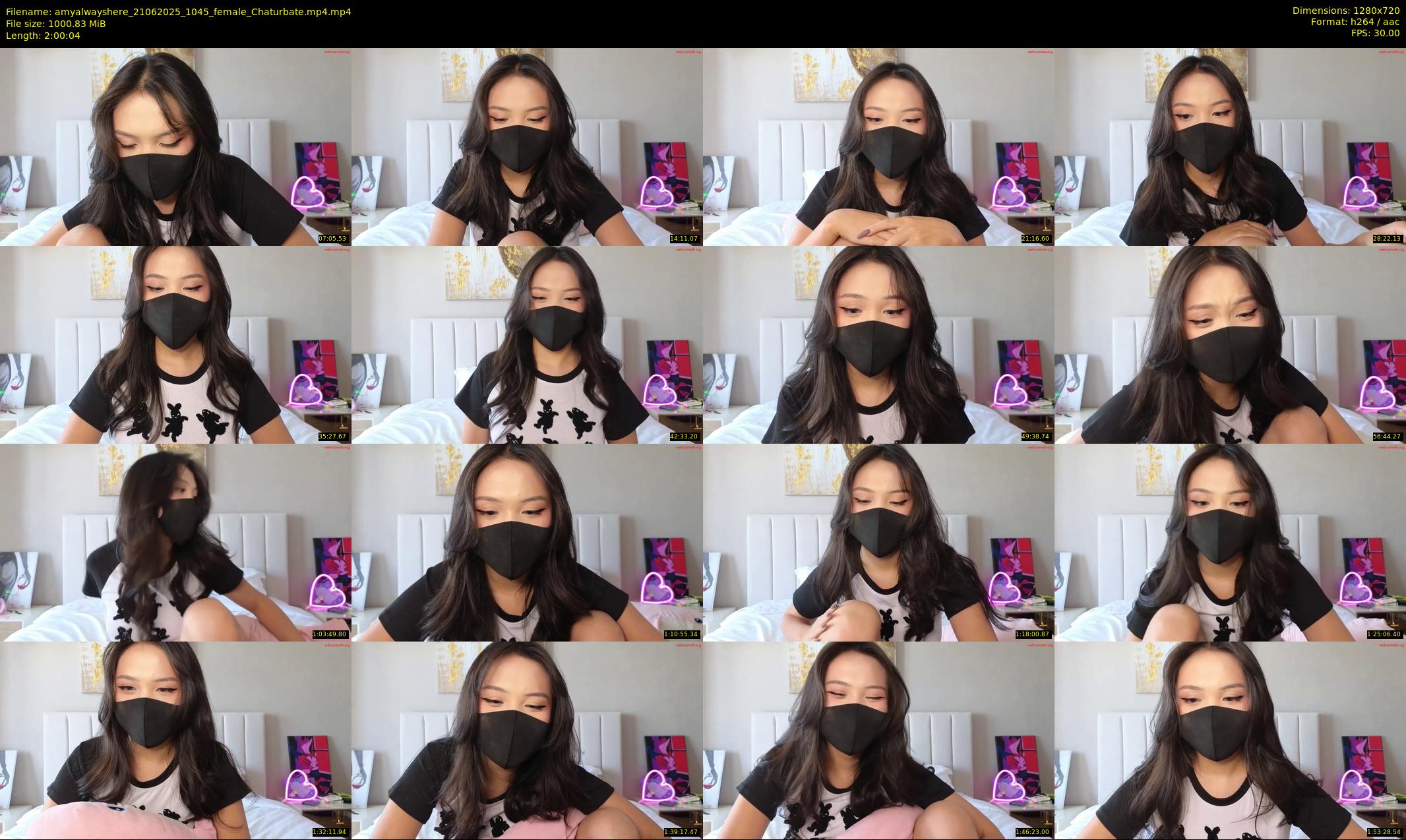 amyalwayshere — 121 minute Chaturbate female cam show recording, 720p, Jun 21, 2025