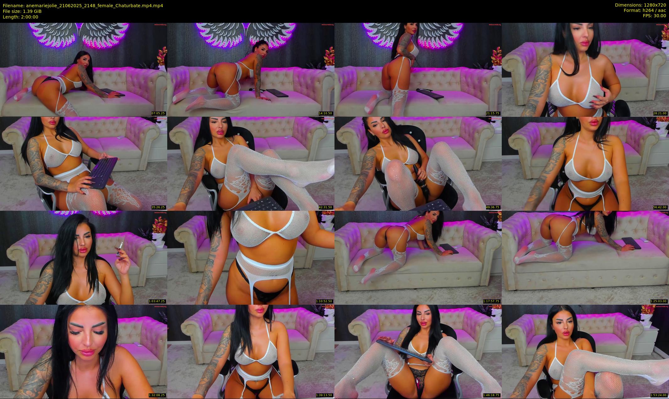 anemariejolie — 120 minute Chaturbate female cam show recording, 720p, Jun 21, 2025