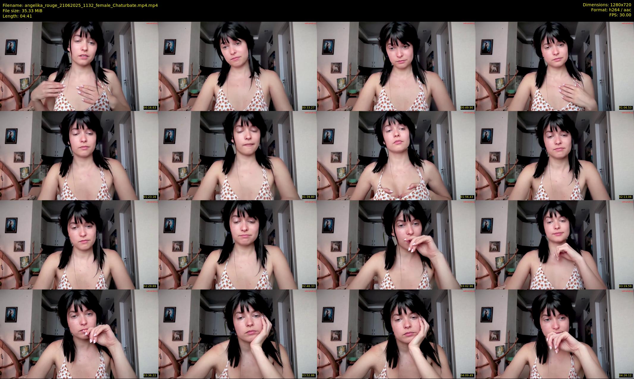 angelika_rouge — 5 minute Chaturbate female cam show recording, 720p, Jun 21, 2025