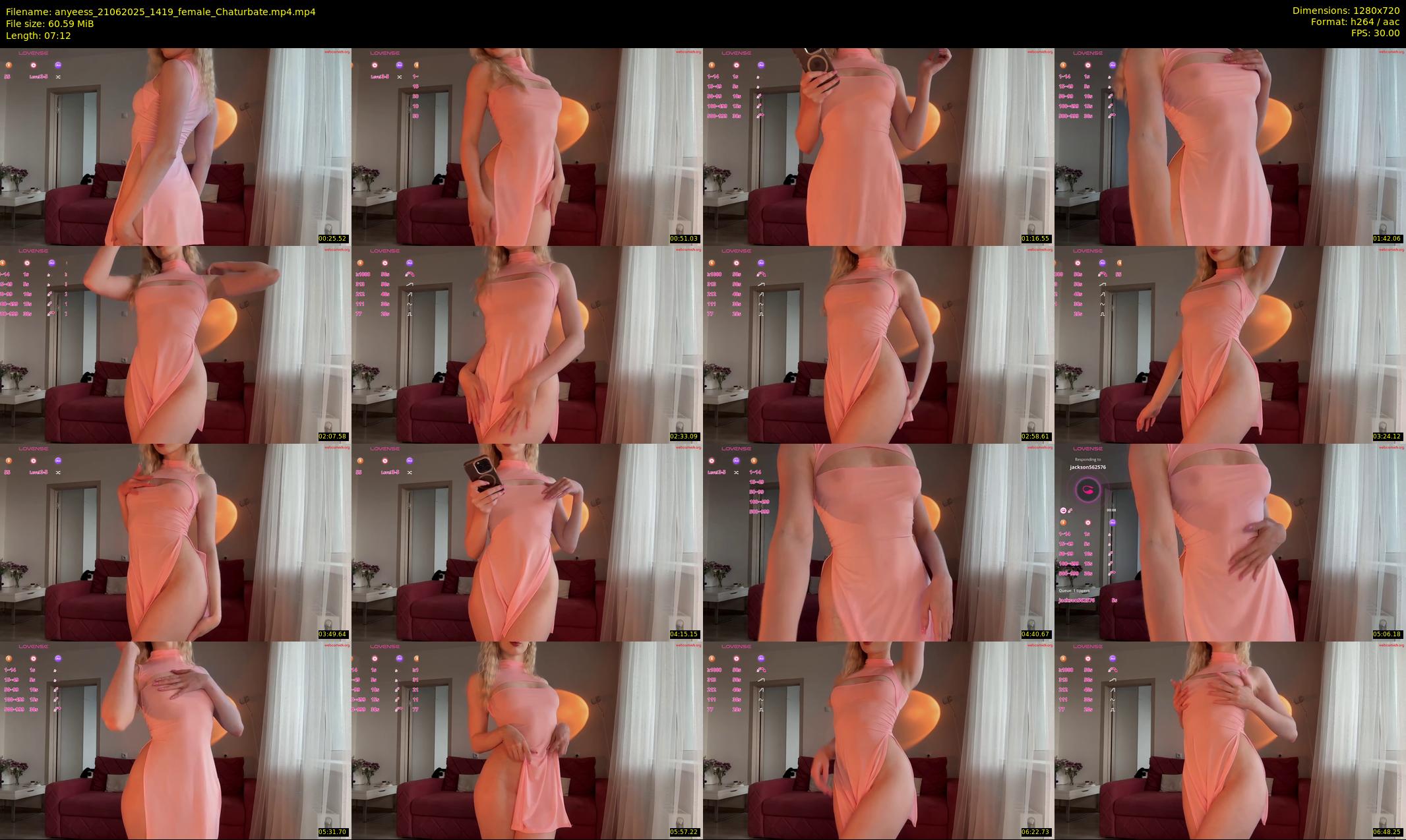 anyeess — 8 minute Chaturbate female cam show recording, 720p, Jun 21, 2025