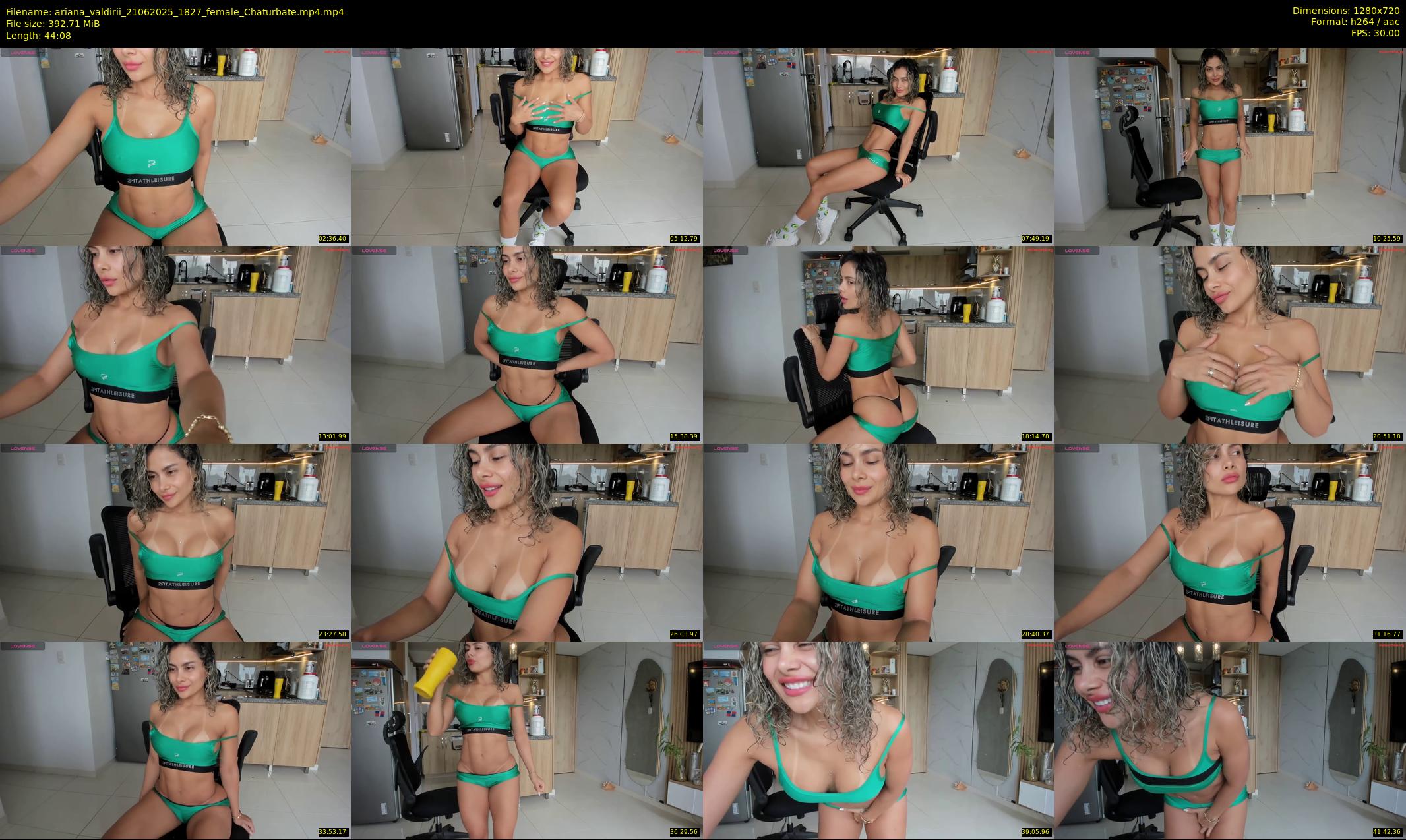 ariana_valdirii — 45 minute Chaturbate female cam show recording, 720p, Jun 21, 2025