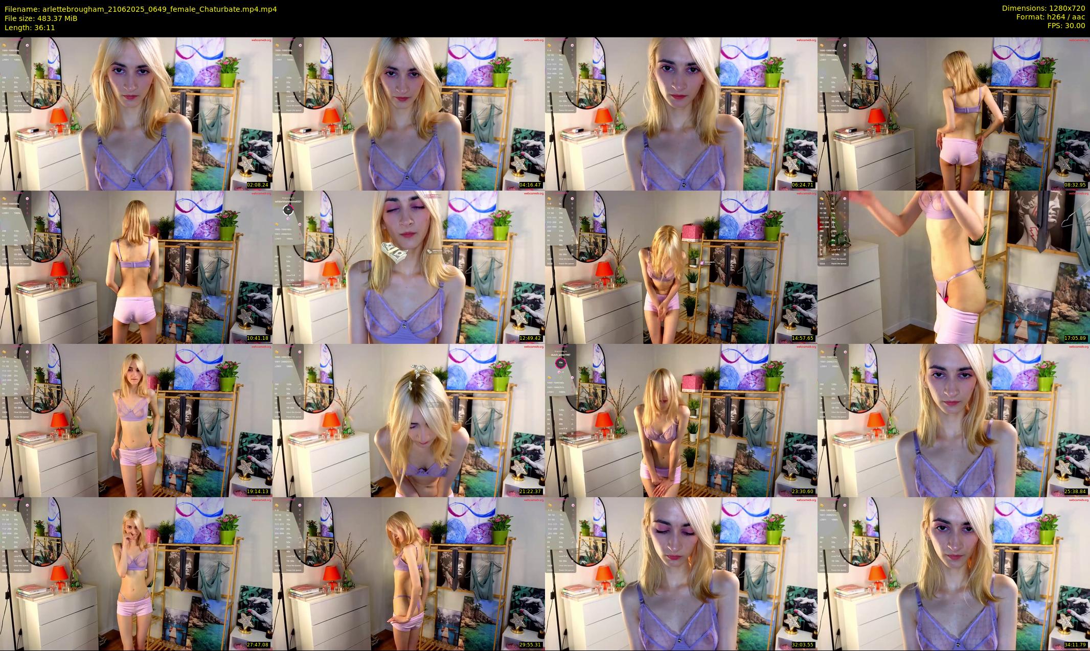 arlettebrougham — 37 minute Chaturbate female cam show recording, 720p, Jun 21, 2025