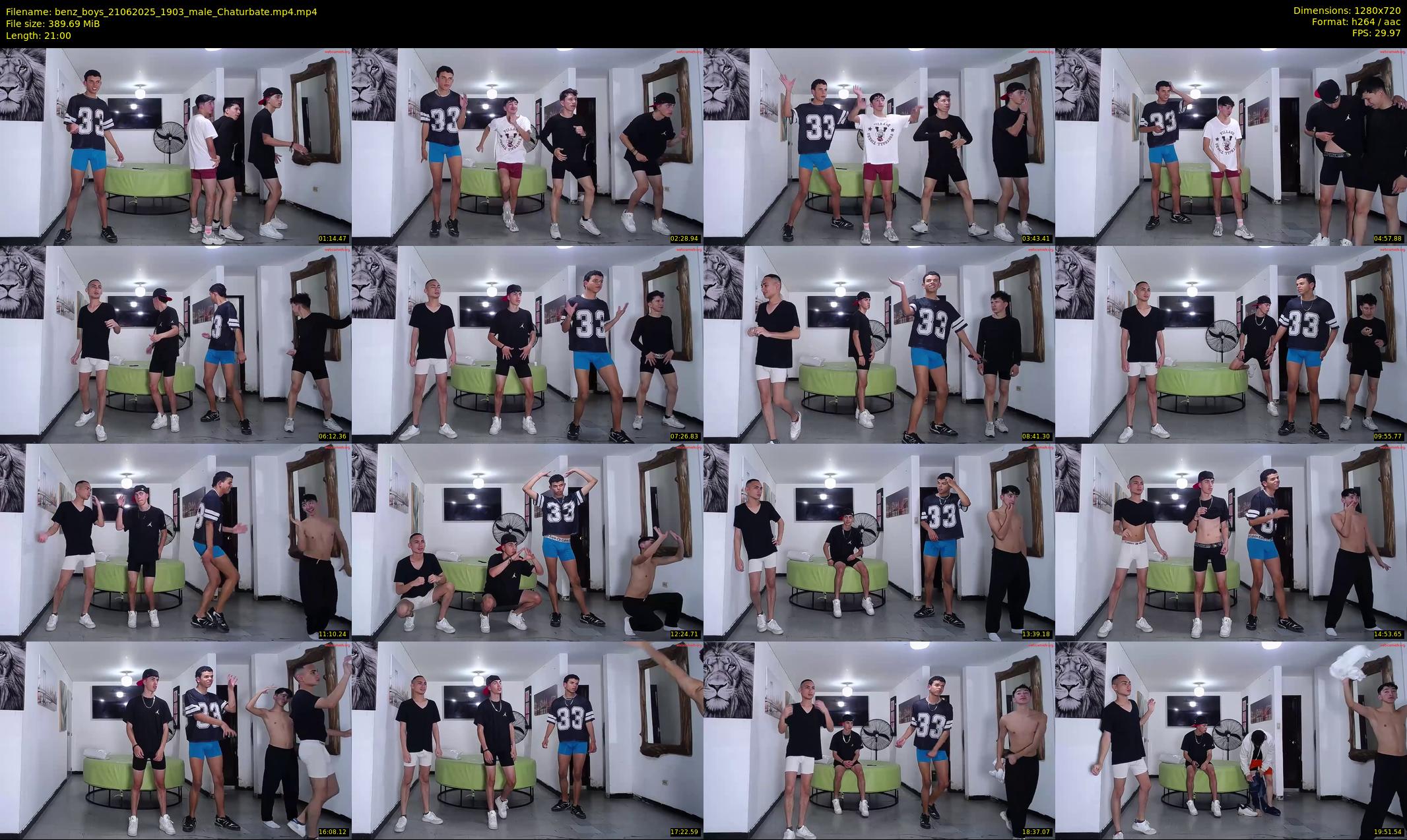 benz_boys — 21 minute Chaturbate male cam show recording, 720p, Jun 21, 2025