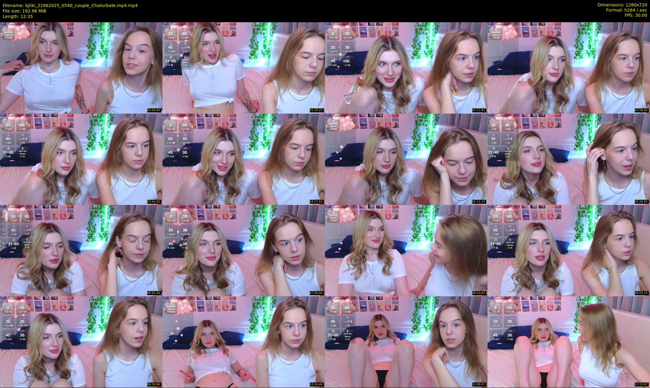 bjliki — 13 minute Chaturbate couple cam show recording, 720p, Jun 22, 2025