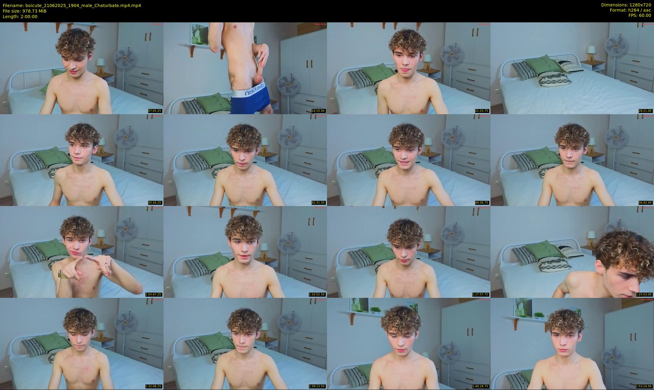 boicute — 120 minute Chaturbate male cam show recording, 720p, Jun 21, 2025