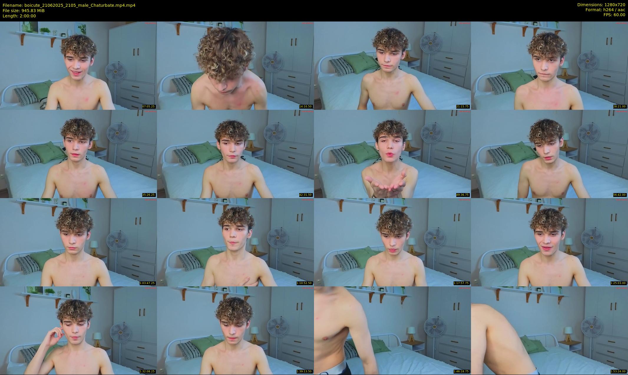 boicute — 120 minute Chaturbate male cam show recording, 720p, Jun 21, 2025