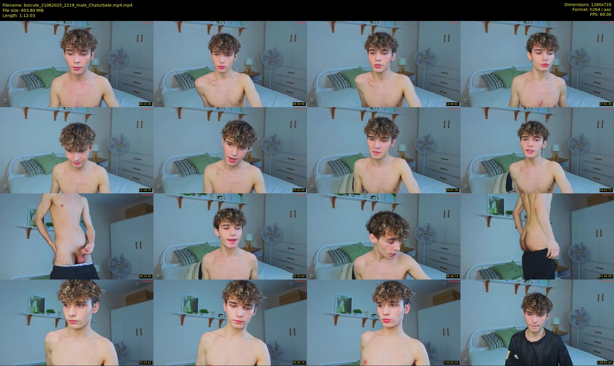 boicute — 73 minute Chaturbate male cam show recording, 720p, Jun 21, 2025