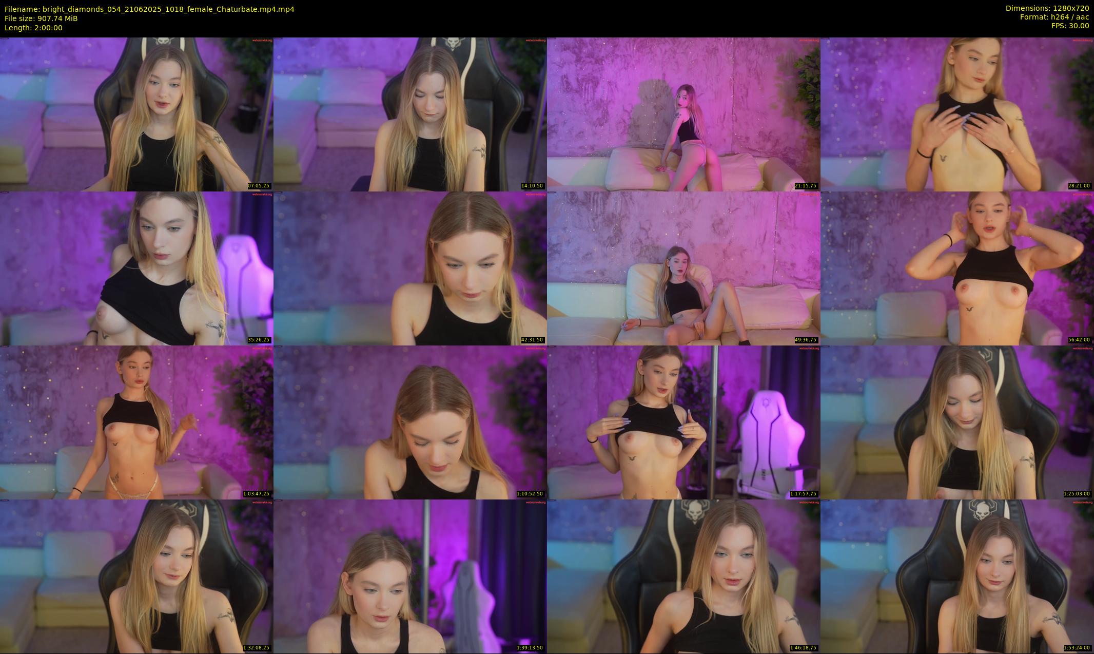 bright_diamonds_054 — 120 minute Chaturbate couple cam show recording, 720p, Jun 21, 2025