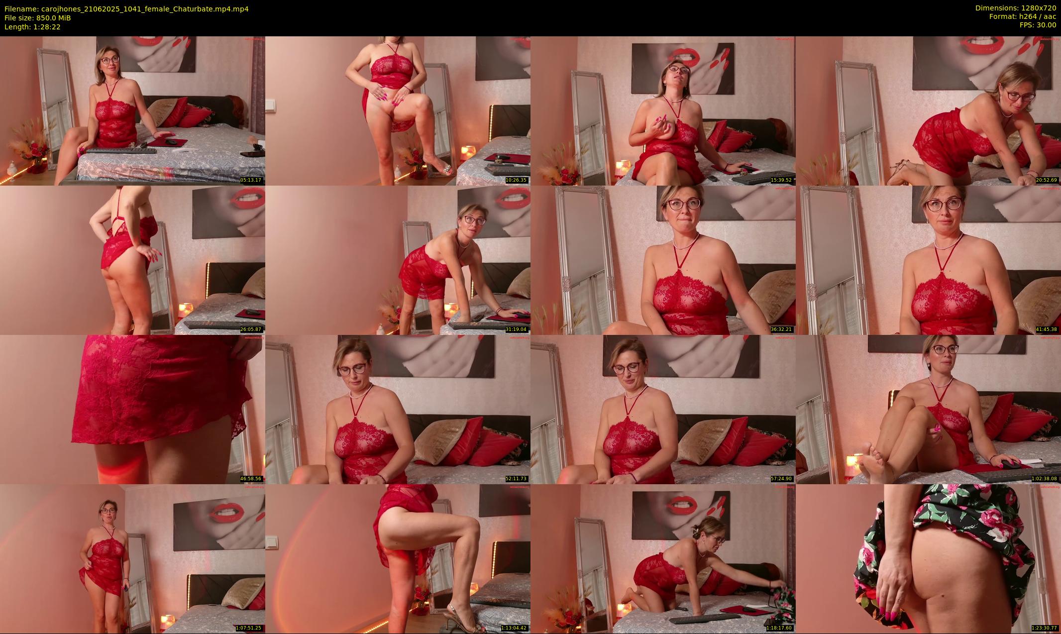 carojhones — 89 minute Chaturbate female cam show recording, 720p, Jun 21, 2025
