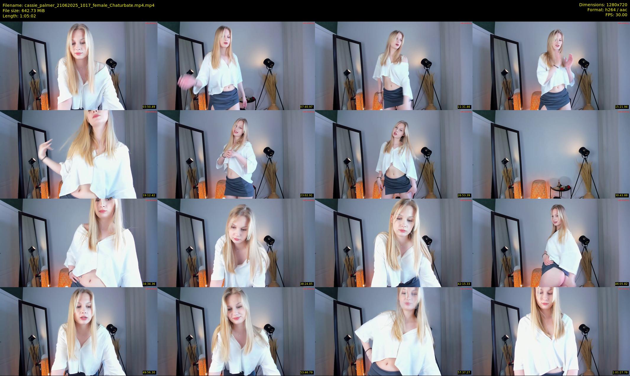 cassie_palmer — 66 minute Chaturbate female cam show recording, 720p, Jun 21, 2025